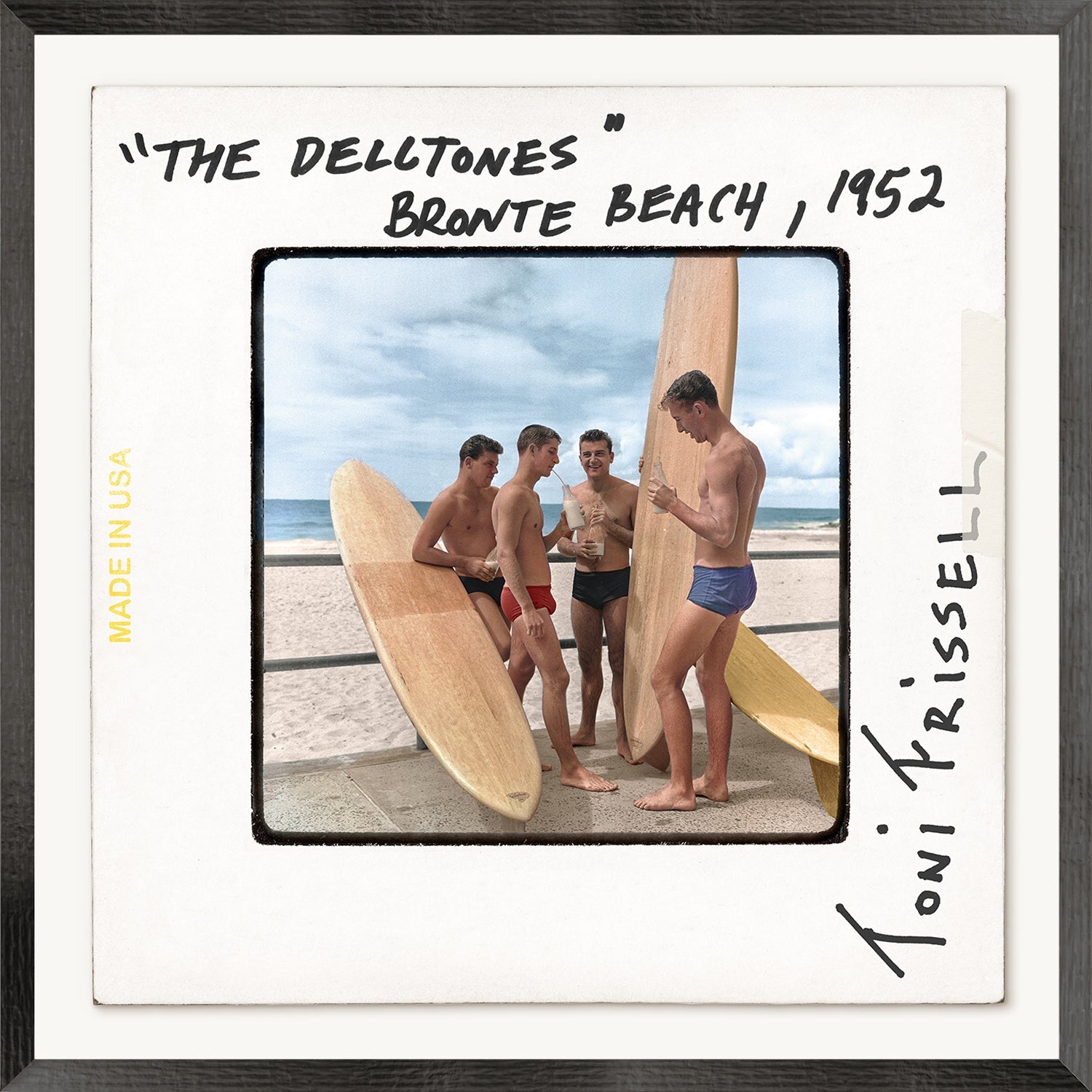 Toni Frissell Slides - "The Delltones" Bronte Beach, 1952 - Large