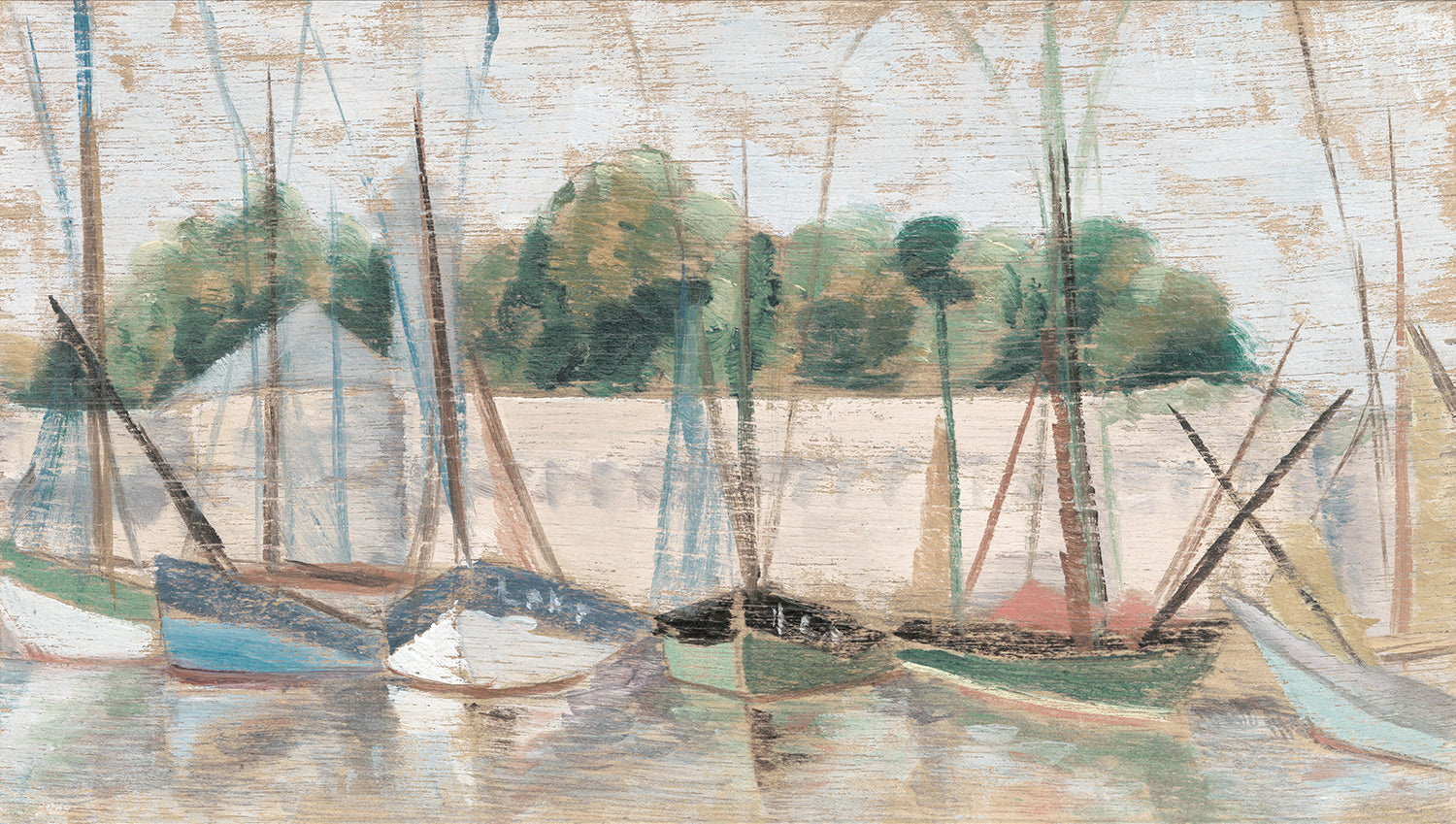 Panel Harbour - Gallery Wrap Canvas