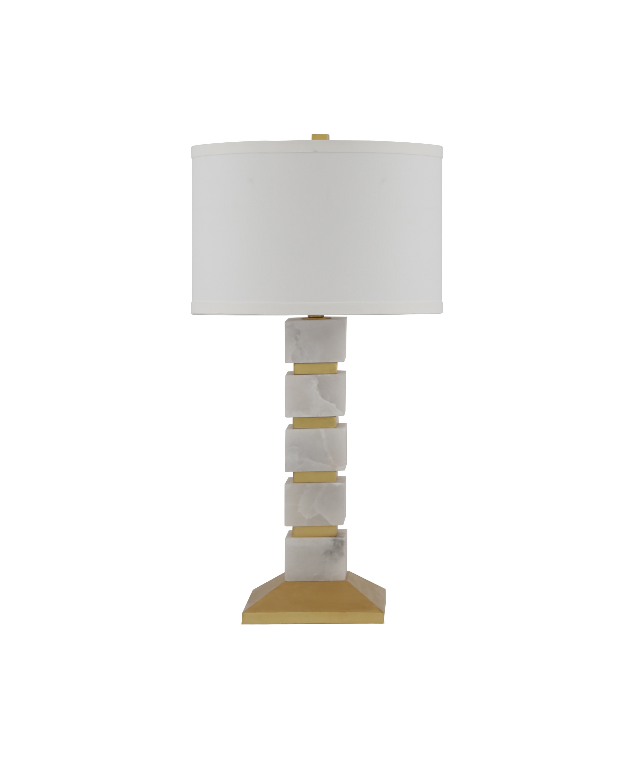 SELENE TABLE LAMP | ALABASTER