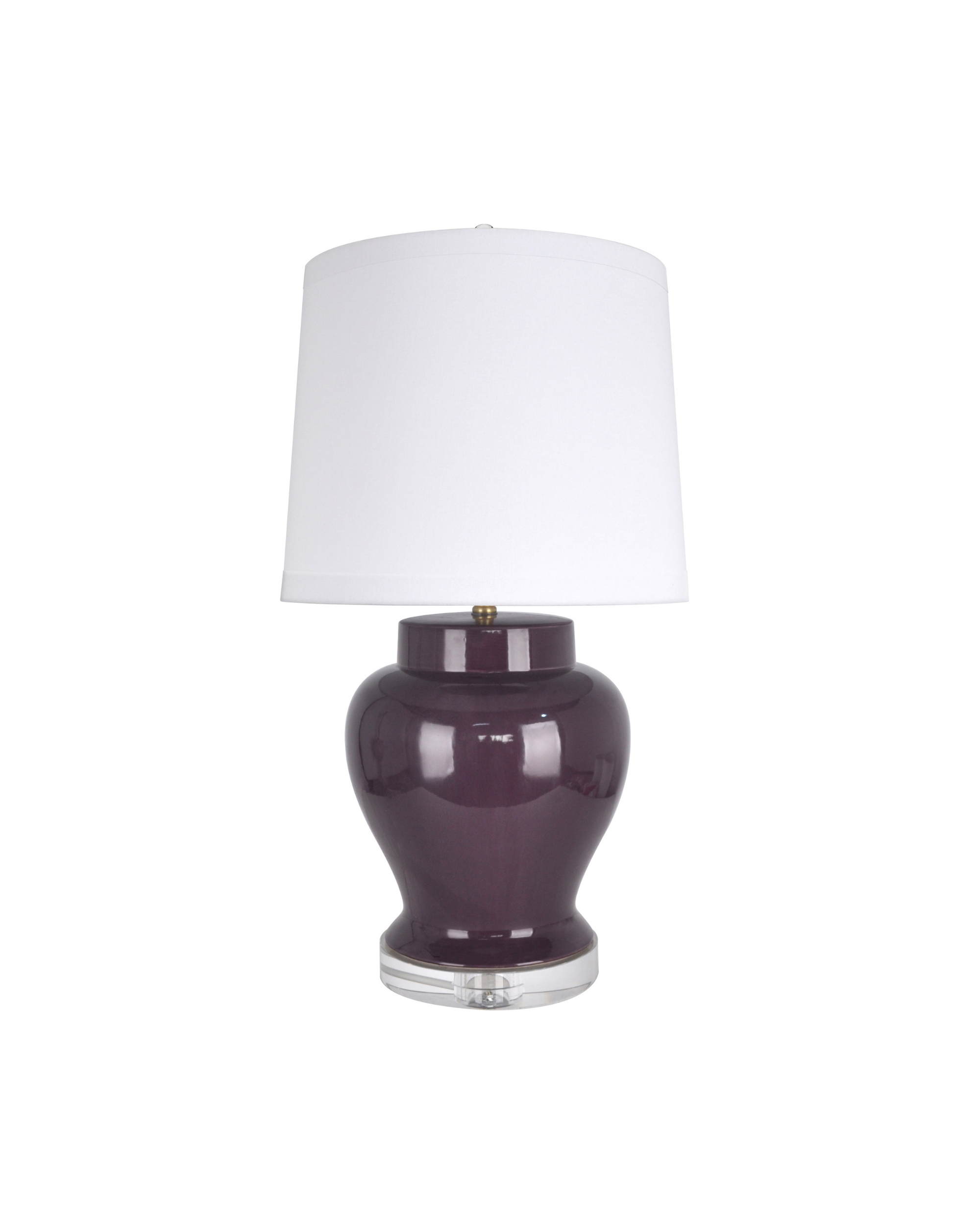GINGER TABLE LAMP | PLUM