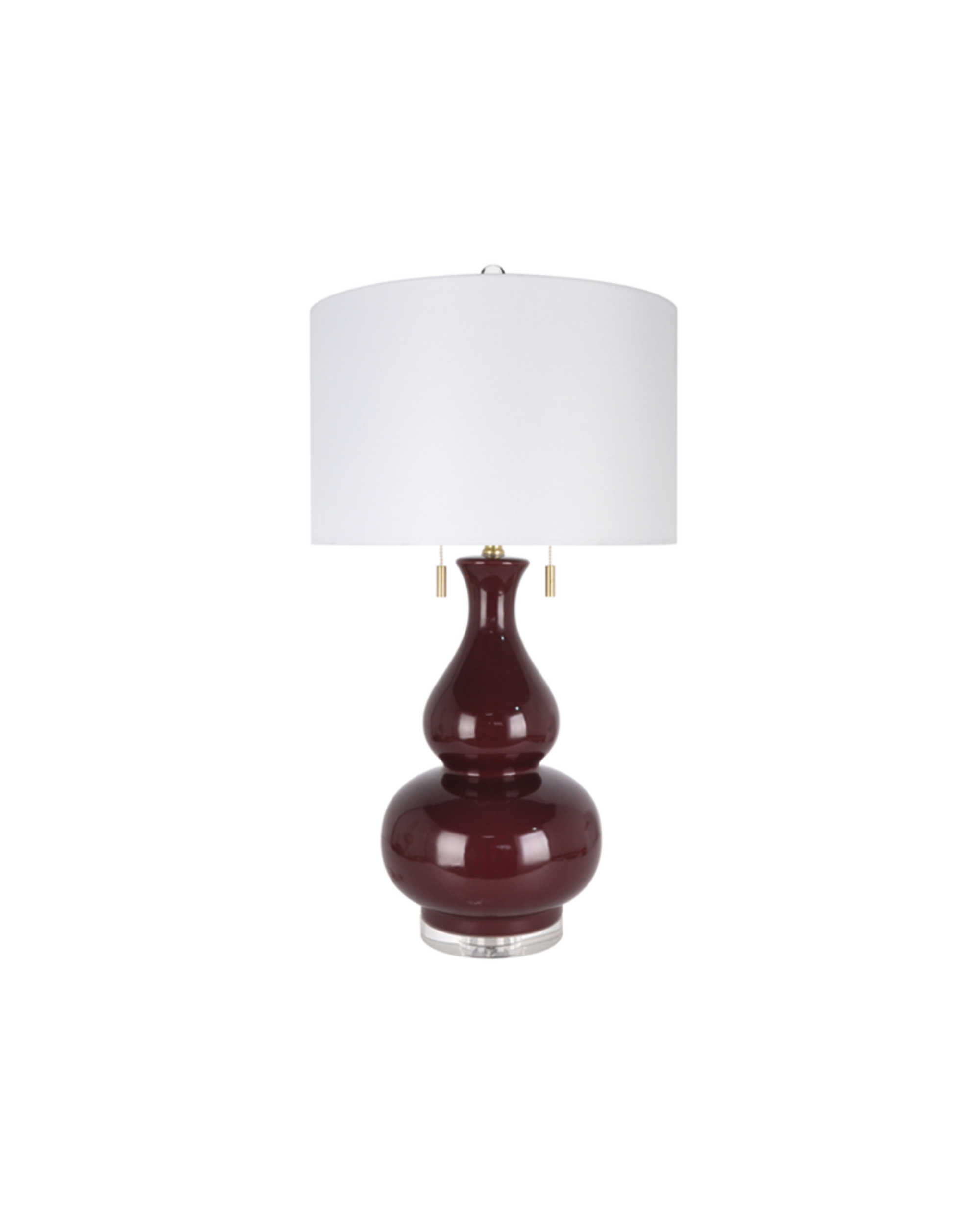 EMMA TABLE LAMP | MERLOT