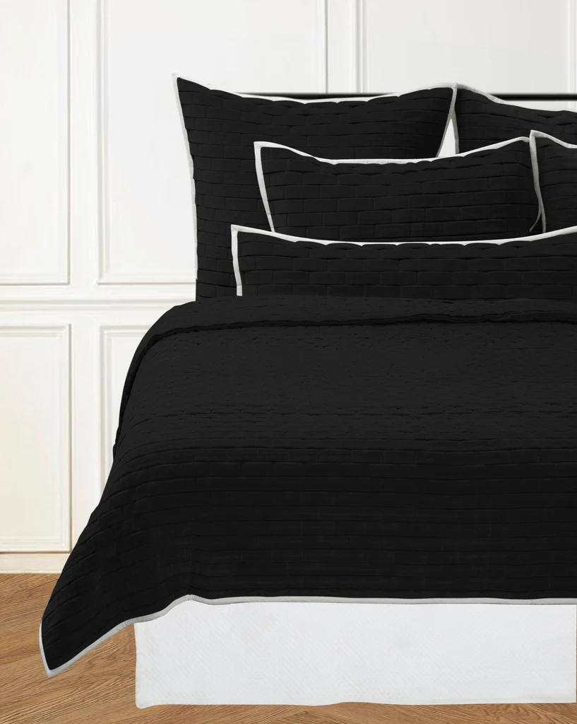 ARLO TWIN QUILT BLACK