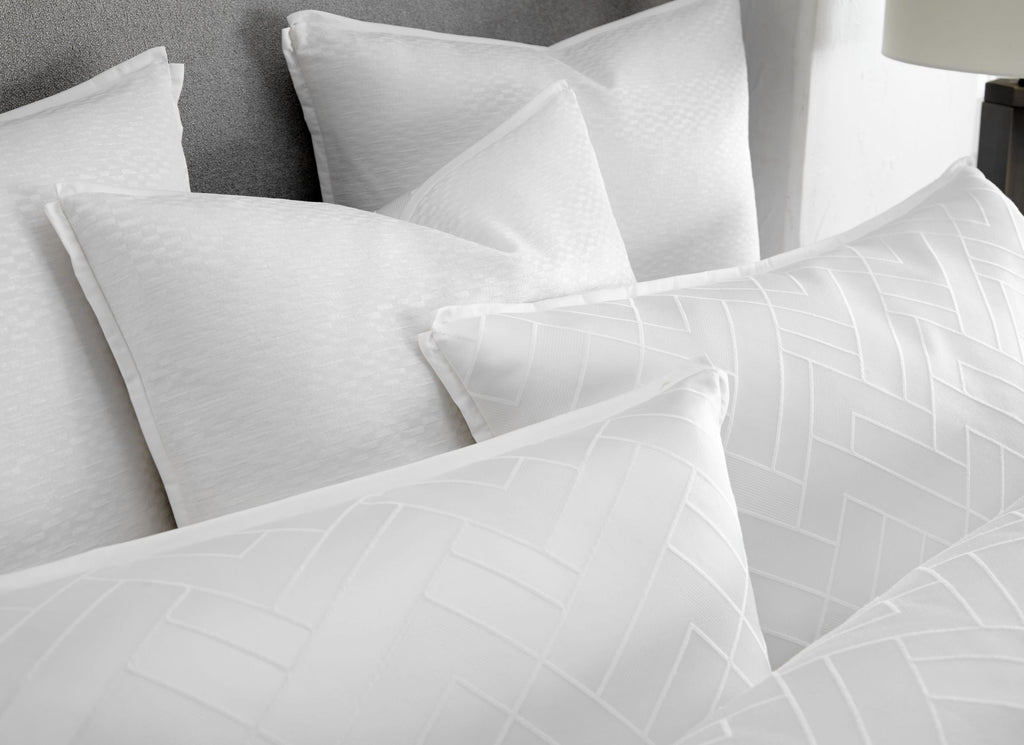 Tribeca Bolster - Tan-White