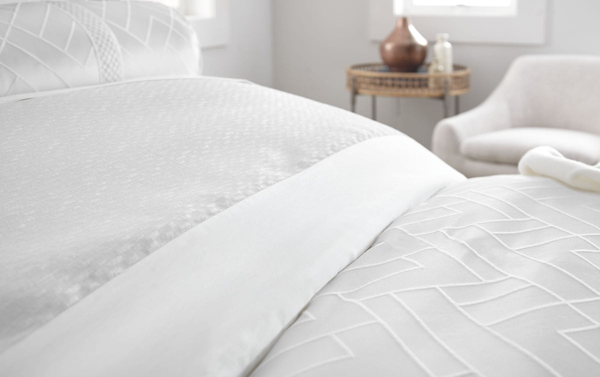 The Plains Duvet Cover - Icy-Gray - King