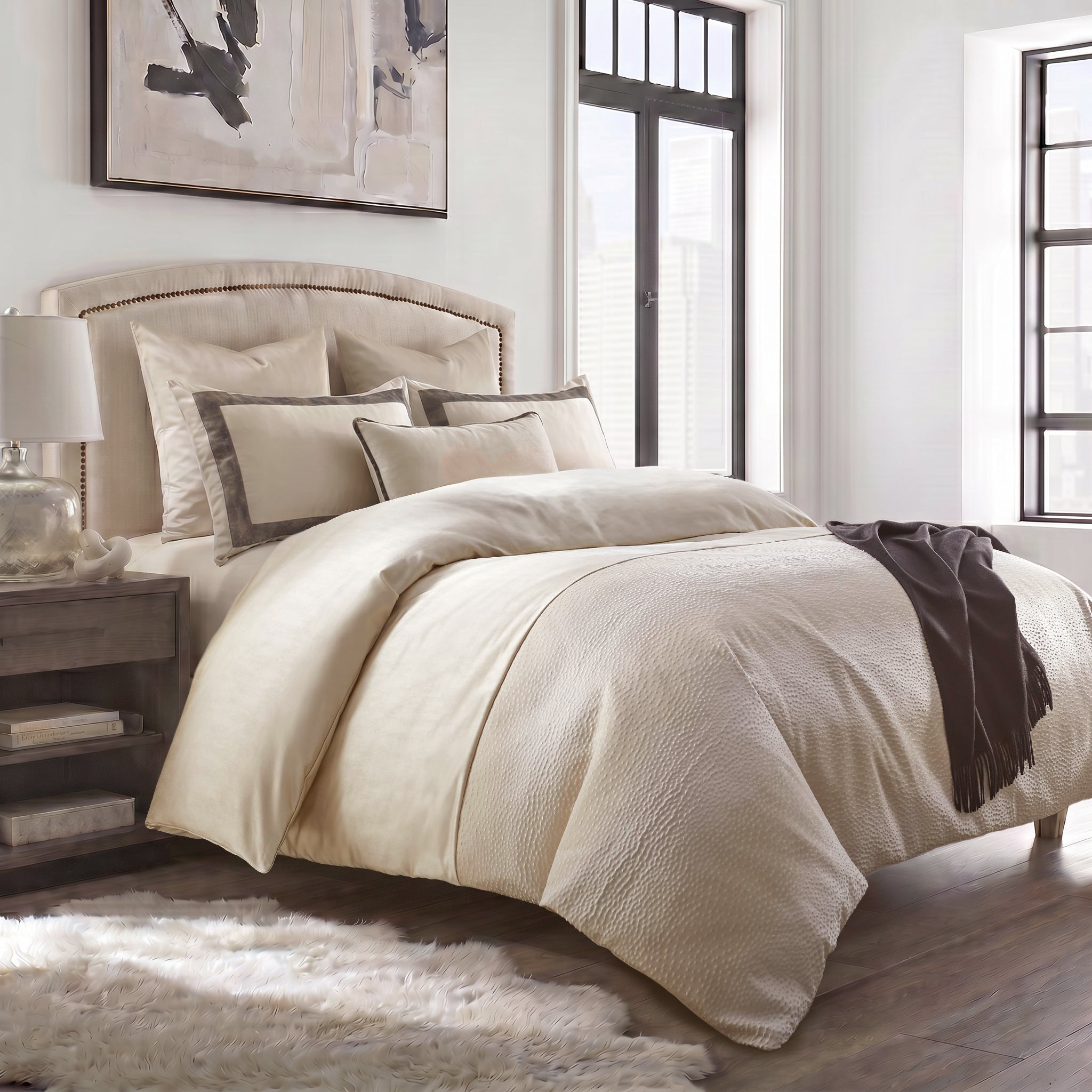 Montecito Sham - Naples Blue - Queen