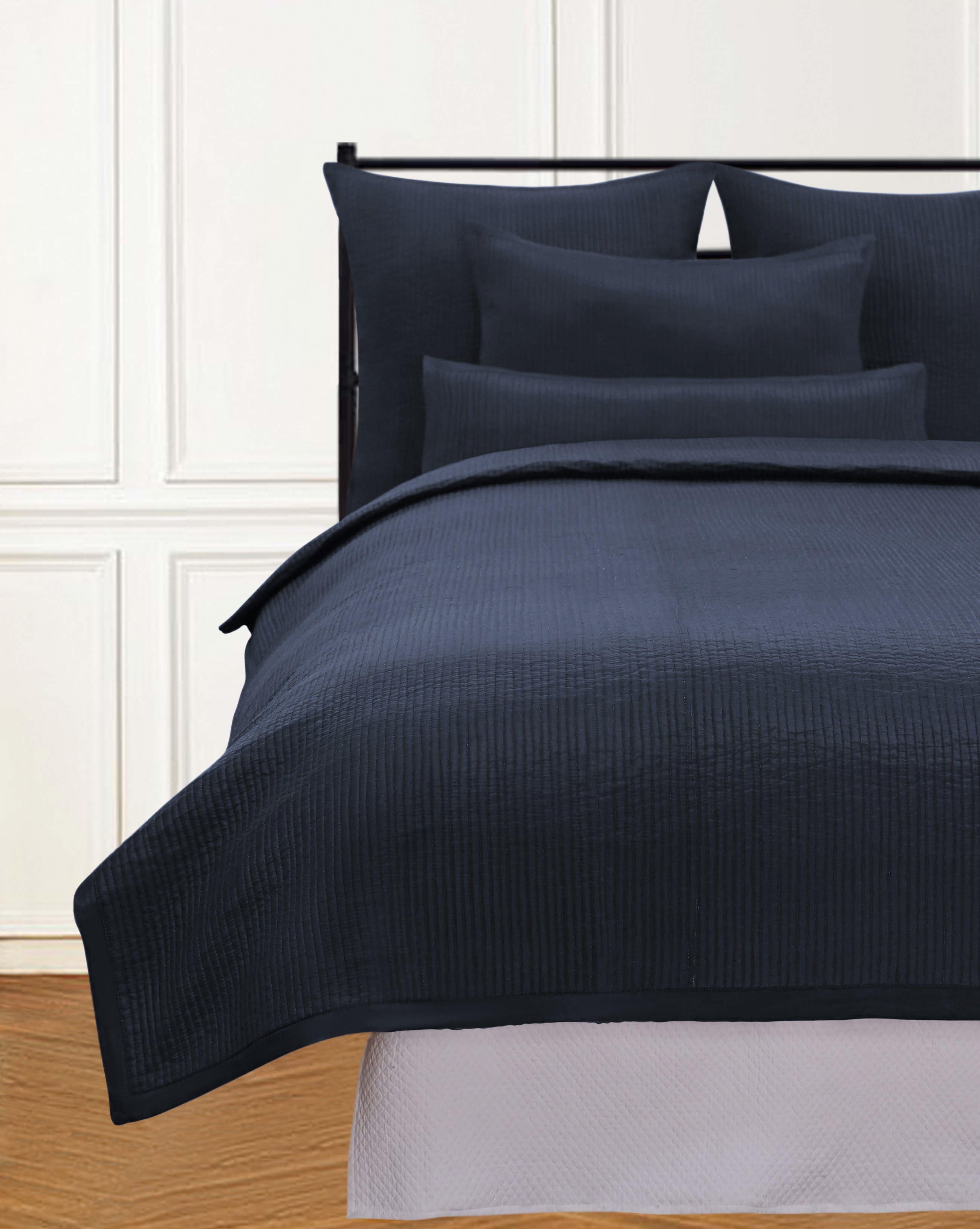 COLE KING QUILT INDIGO