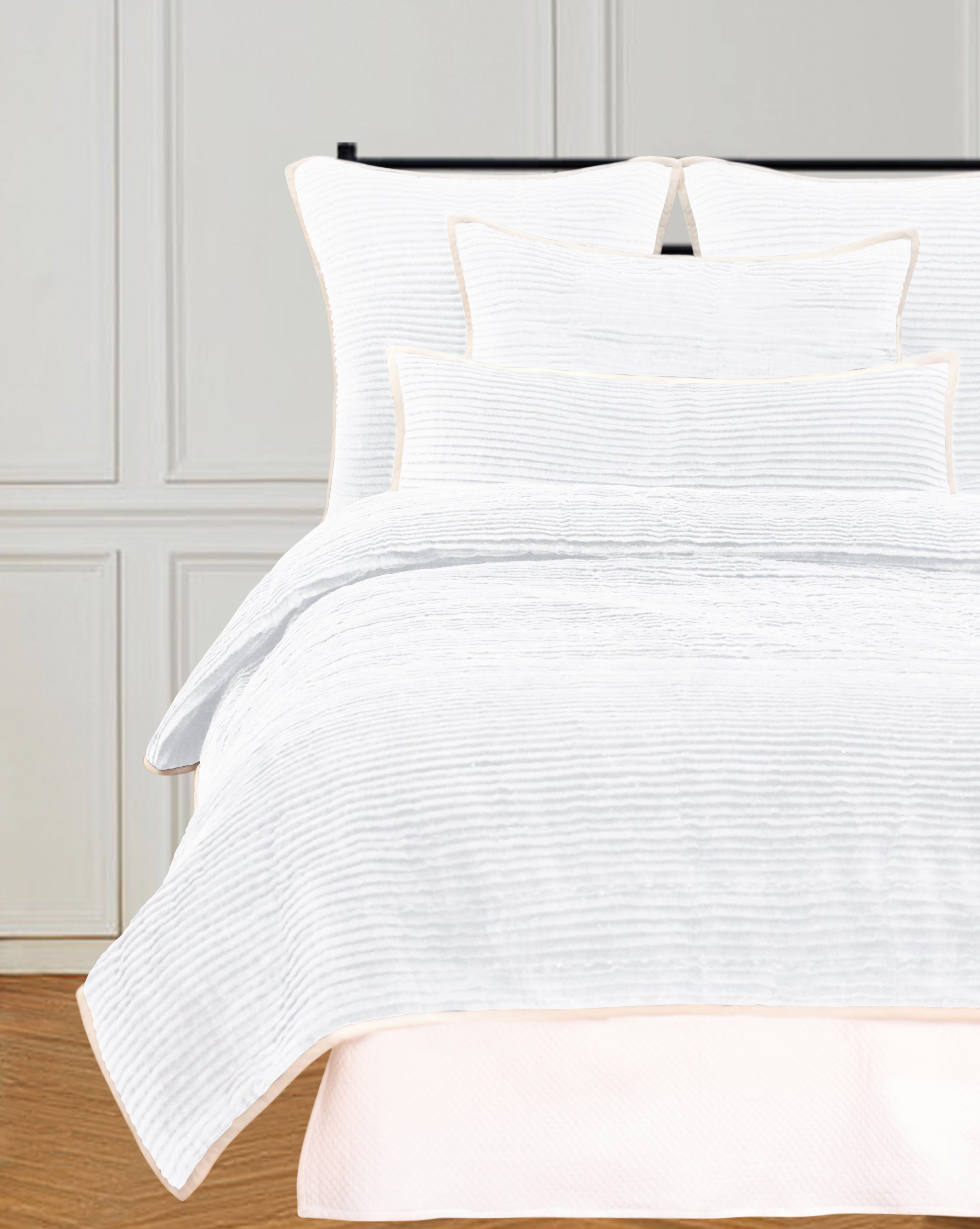CARTER QUEEN QUILT WHITE