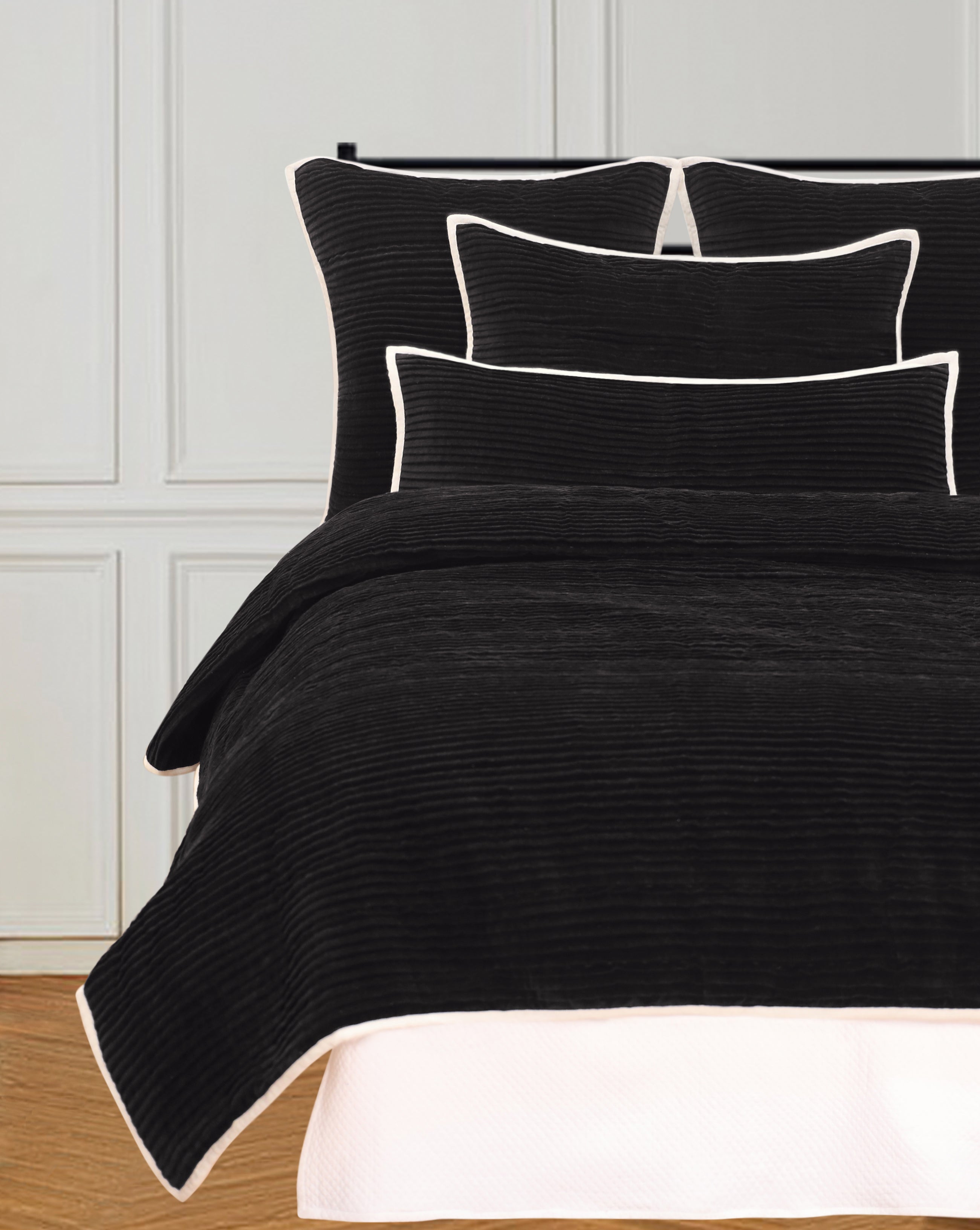 CARTER TWIN QUILT BLACK