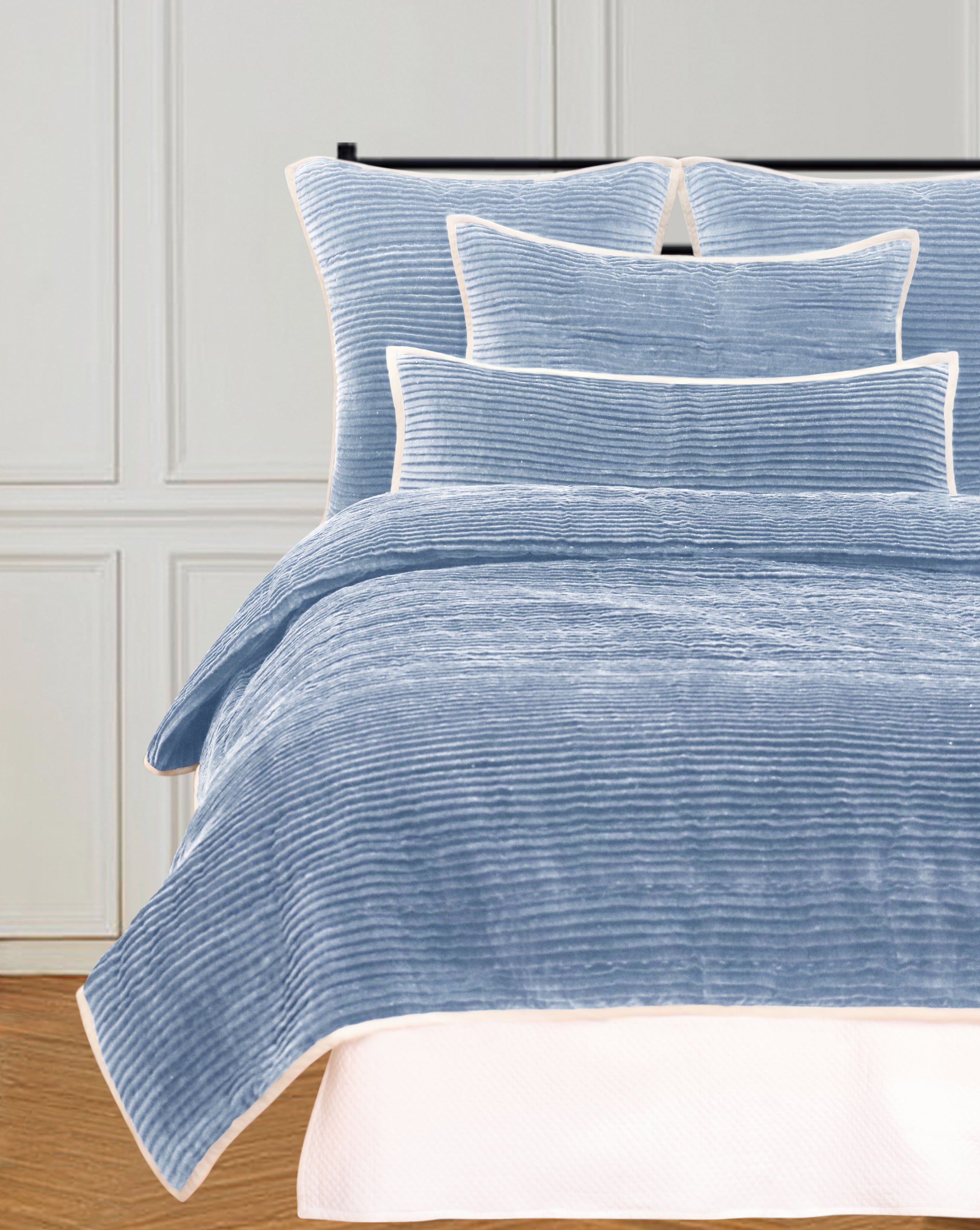 ARLO TWIN QUILT OCEAN BLUE