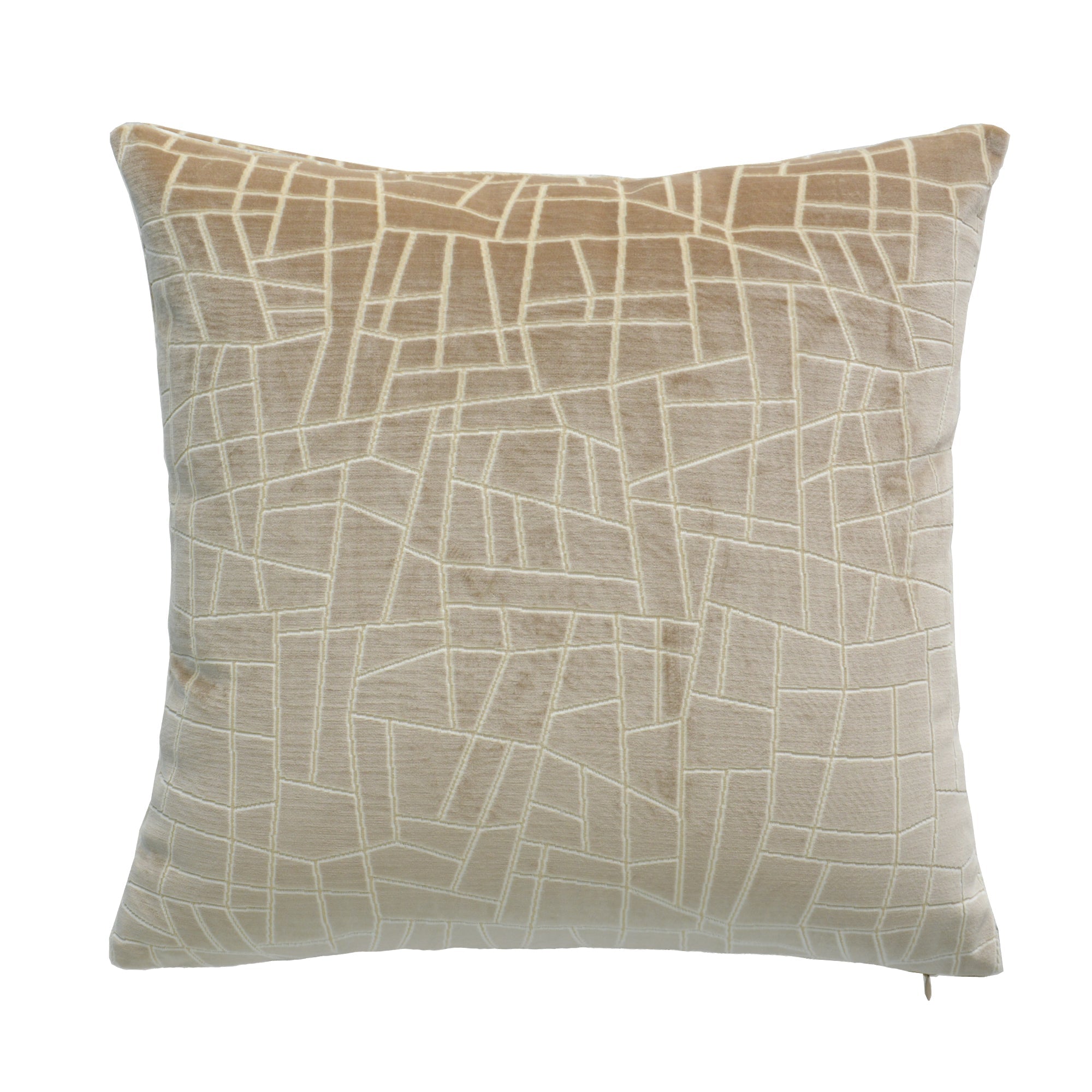 Tivoli Beige Geometric Pillow