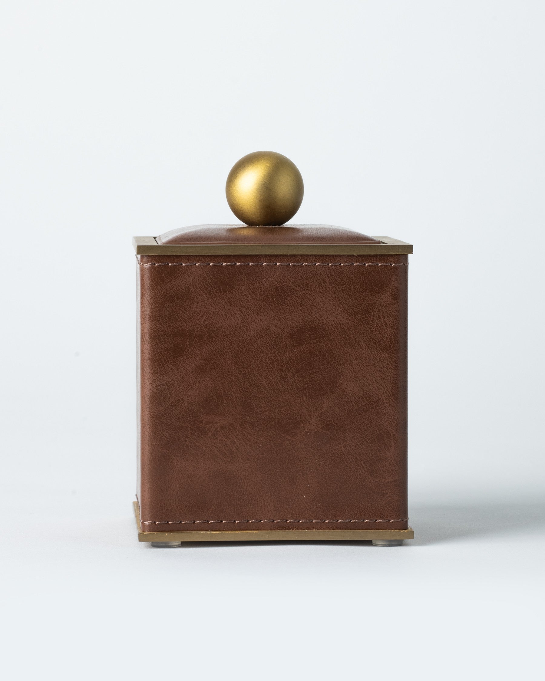 Cognac Tissue Box