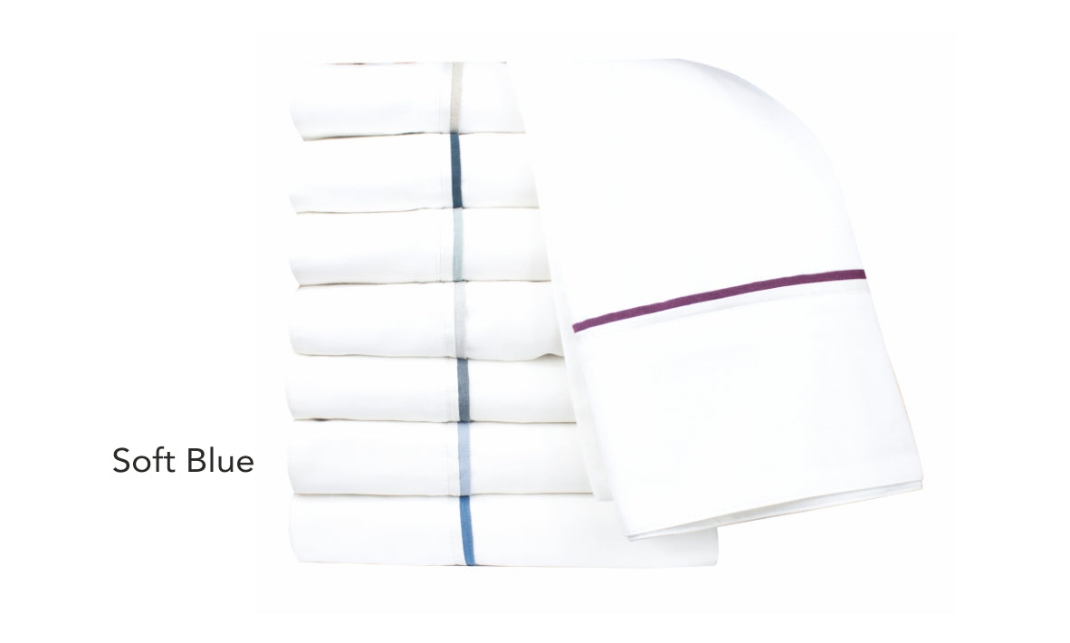 DANIEL CAL KING SHEET SET SOFT BLUE