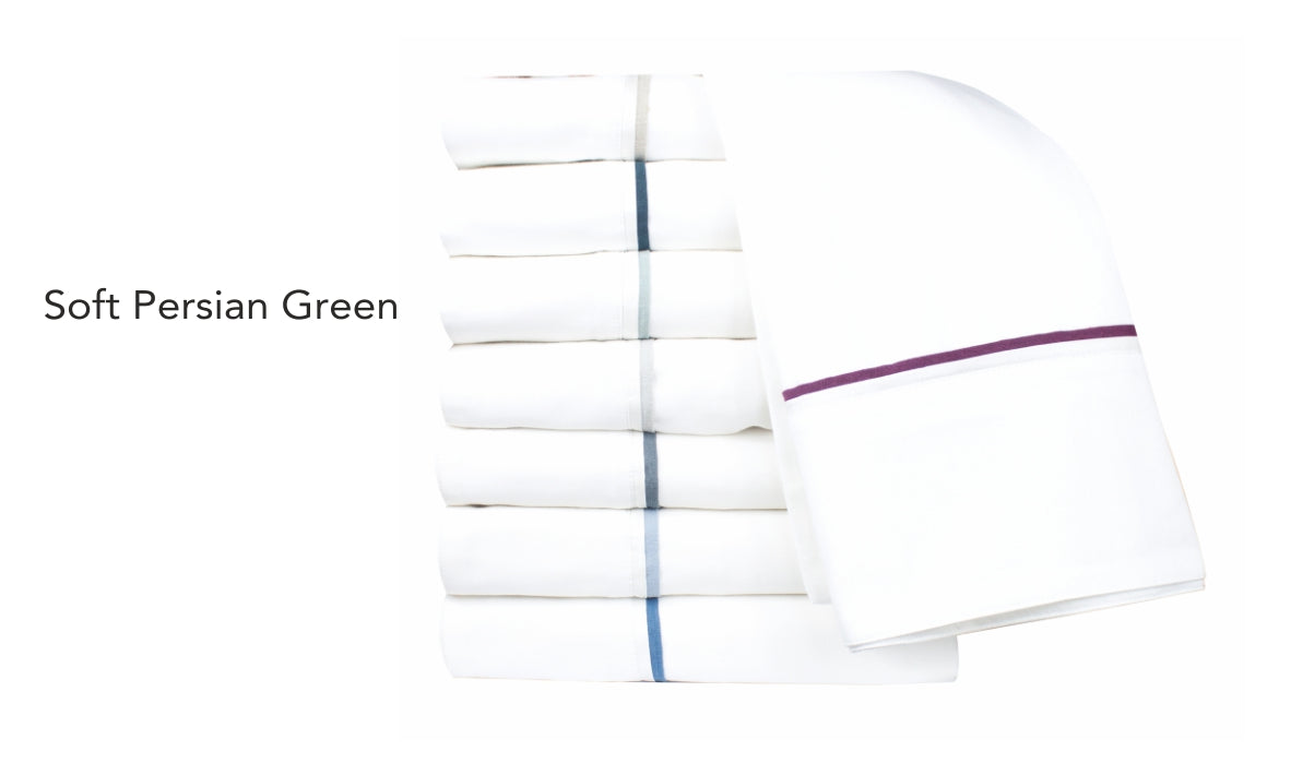 DANIEL KING SHEET SET SOFT PERSIAN GREEN