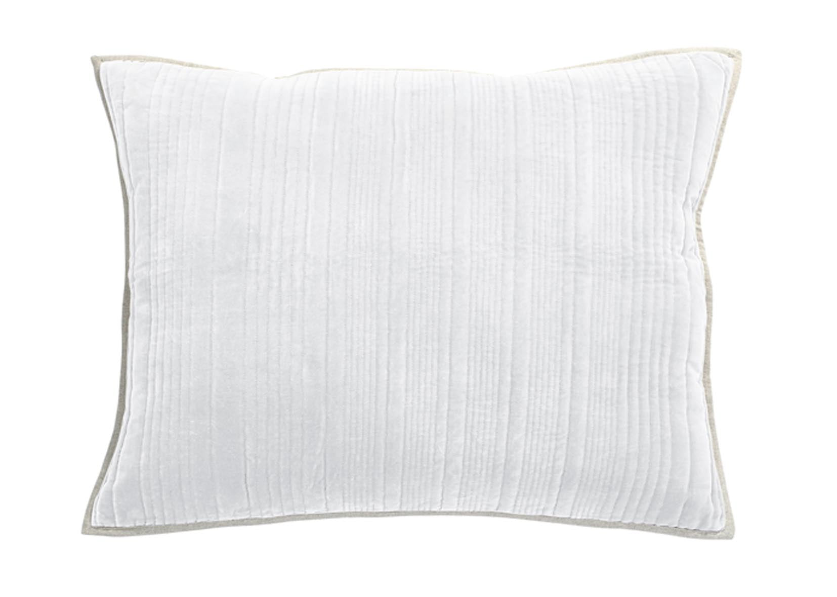 ELIJAH STANDARD SHAM WHITE