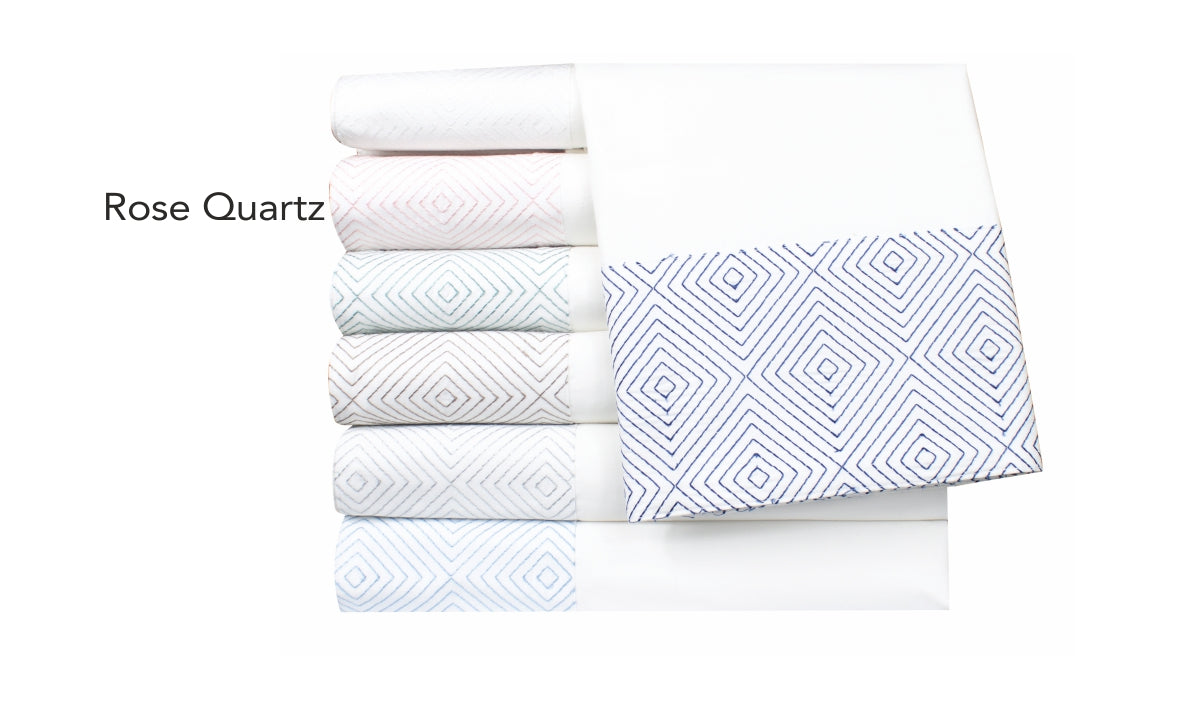 EVAN TWIN SHEET SET ROSE QUARTZ
