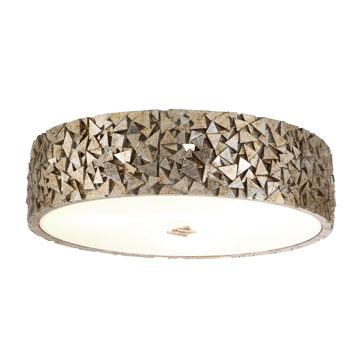 MOSAIC FLUSH MOUNT SILVER