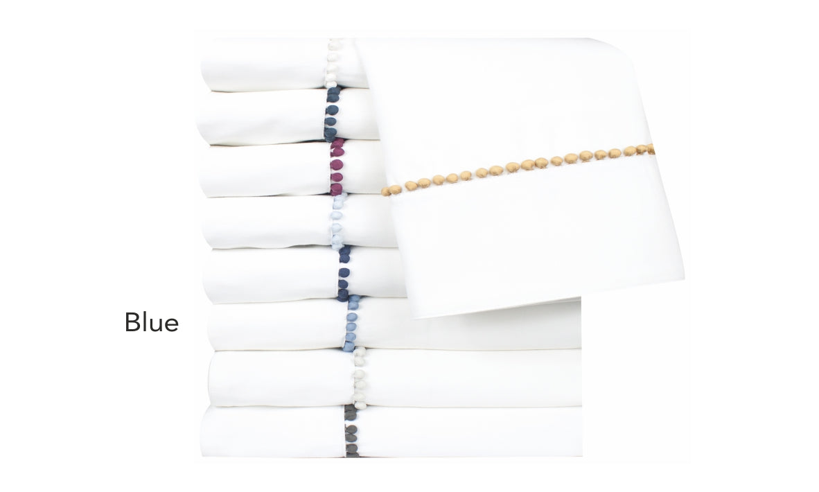 GRACE QUEEN SHEET SET OCEAN BLUE