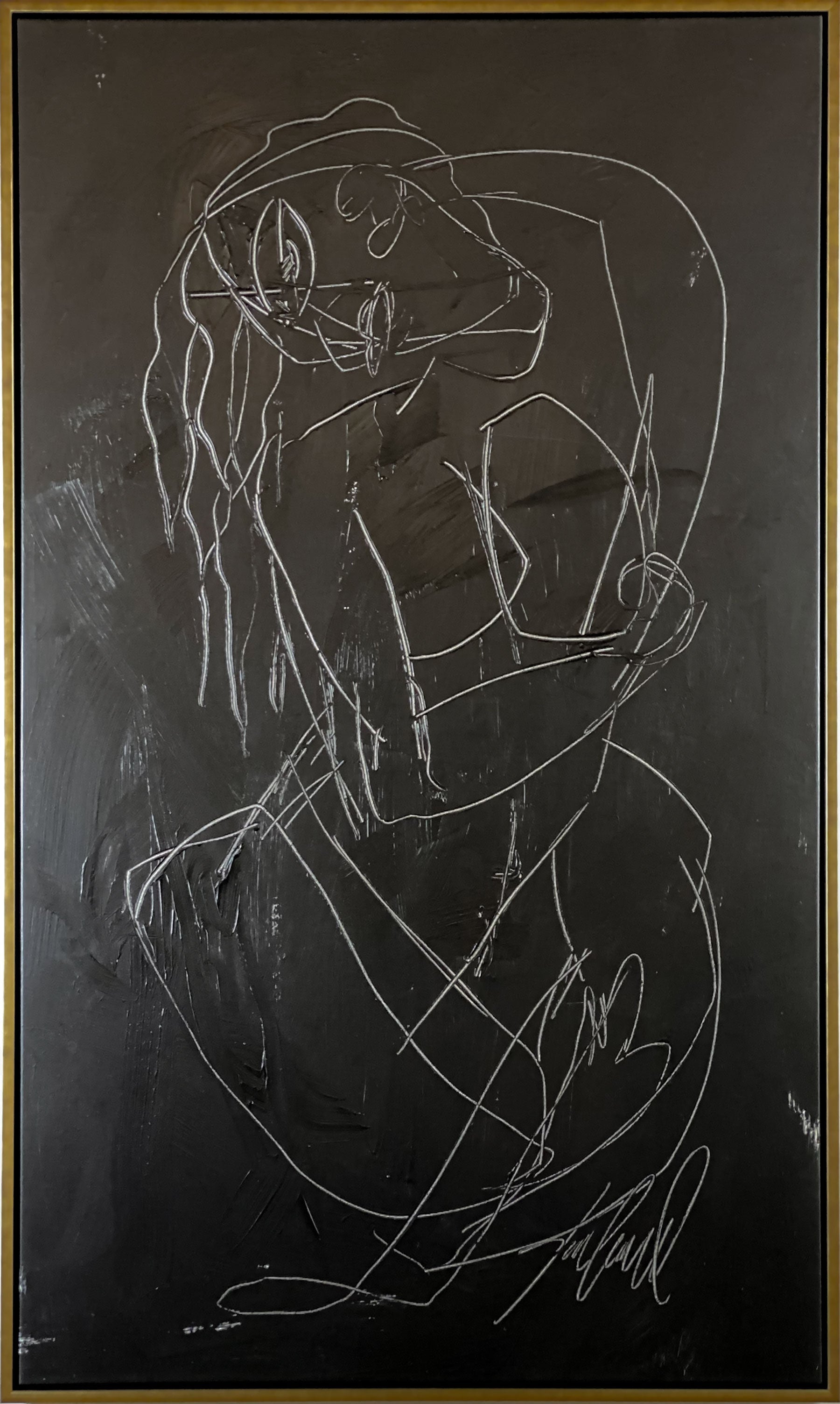 NUDE STUDY IN RELIEF
