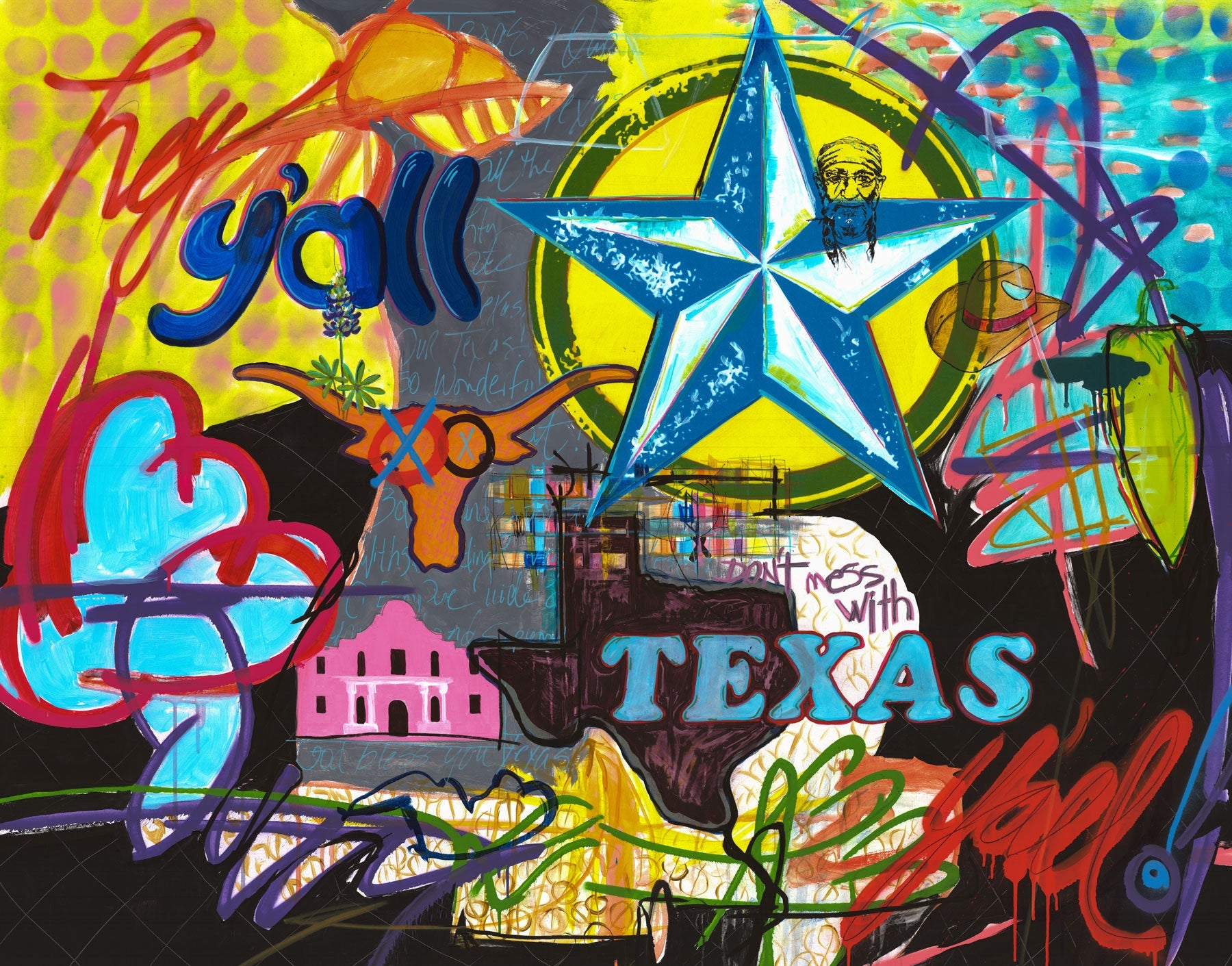 POSTCARDS FROM THE EDGE SERIES - TEXAS (BUC-EES VE