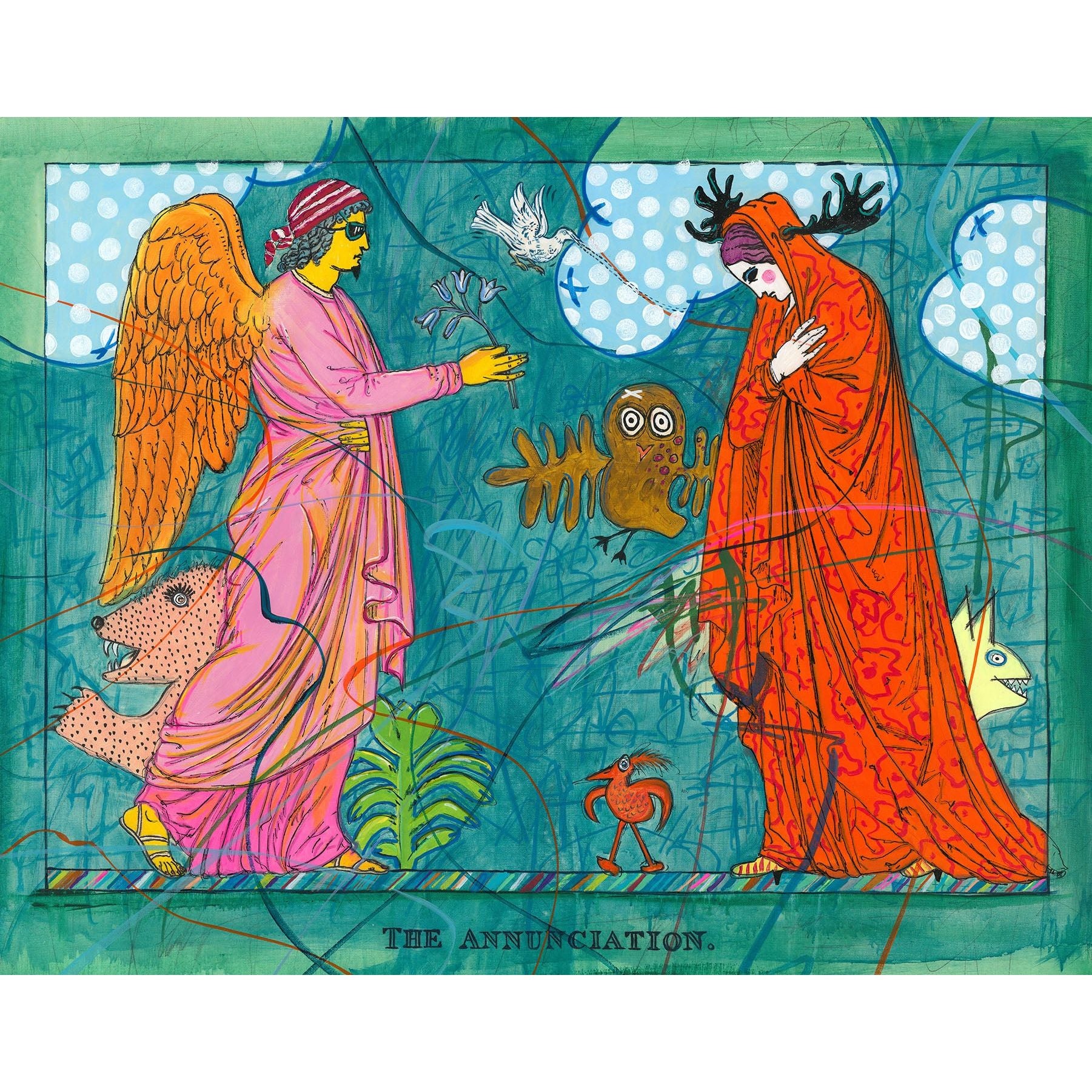 “LA ANUNCIACIÓN OR SUNDAY IN THE PARK WITH MARY” R