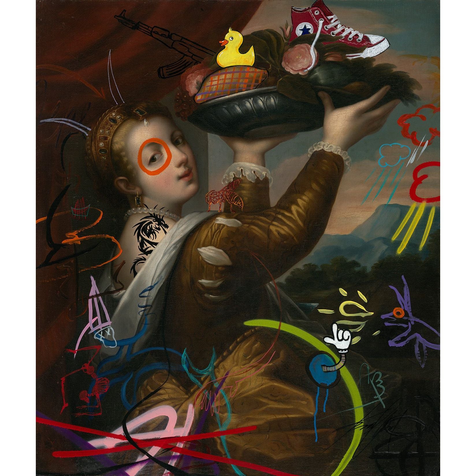 "COURTESAN CONVERSE" (REVERENCE SERIES NO. 27)
