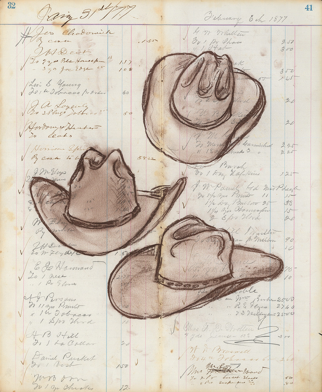 HAT STUDIES-SEPIA III