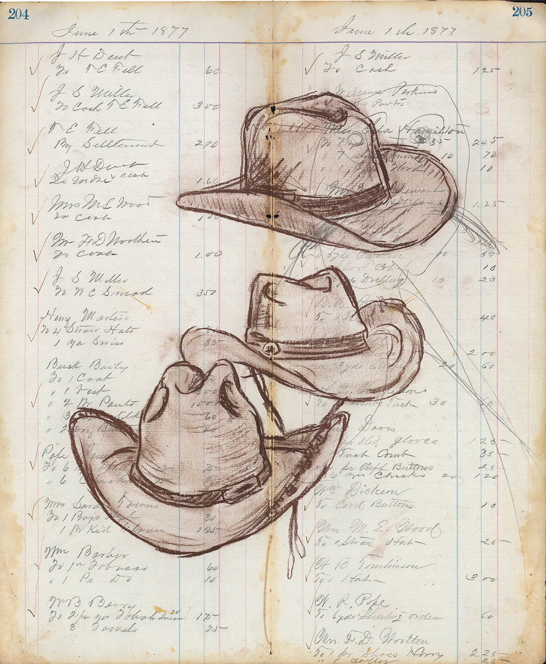 HAT STUDIES-SEPIA II