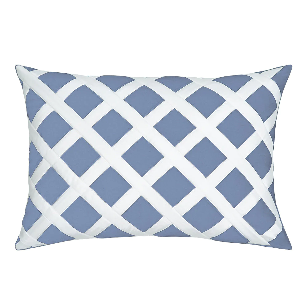 LACHLAN 16X22 PILLOW OCEAN BLUE