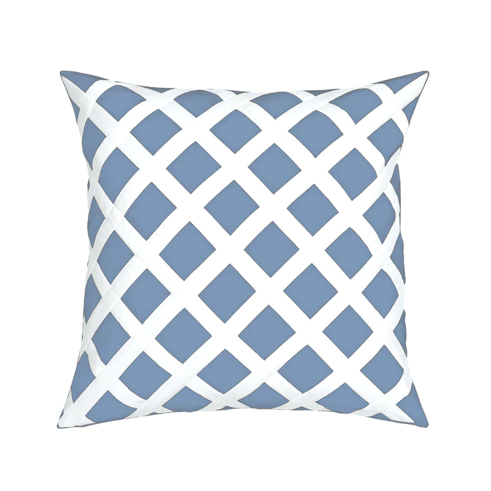 LACHLAN 22X22 PILLOW OCEAN BLUE