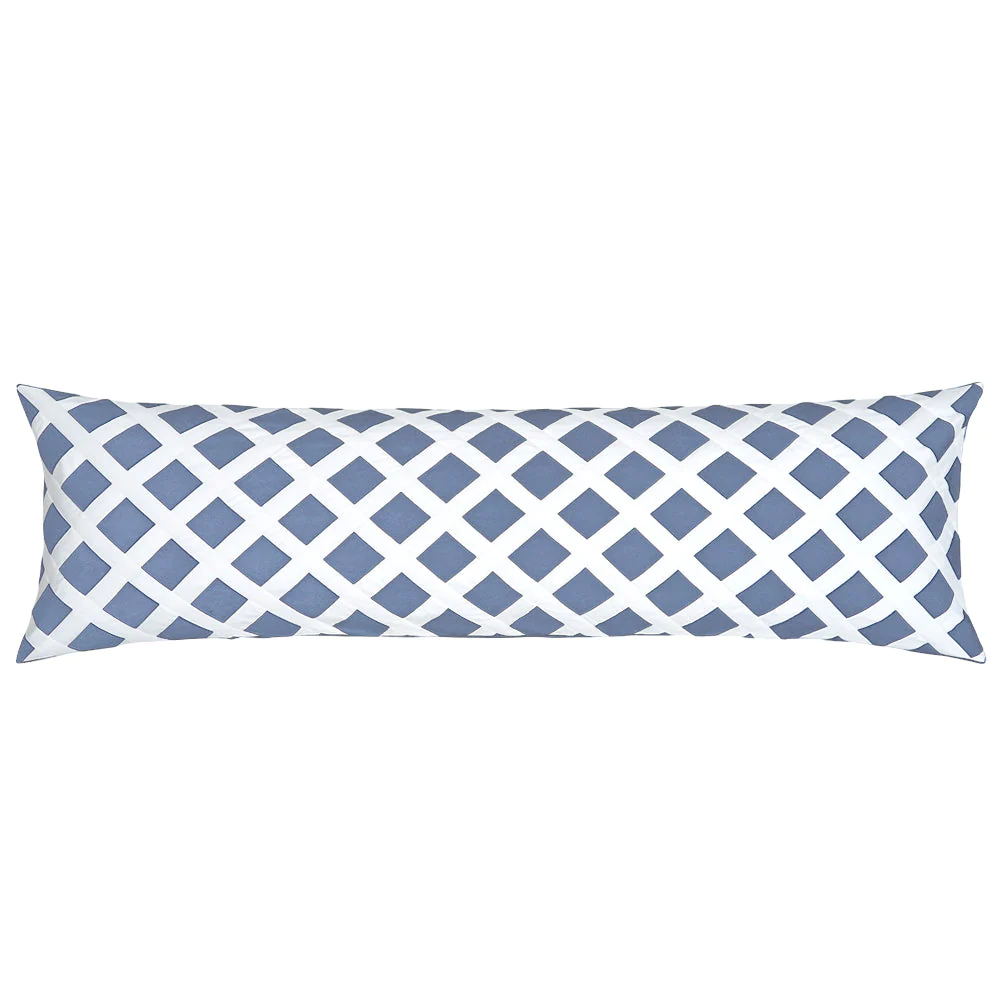LACHLAN BODY PILLOW OCEAN BLUE