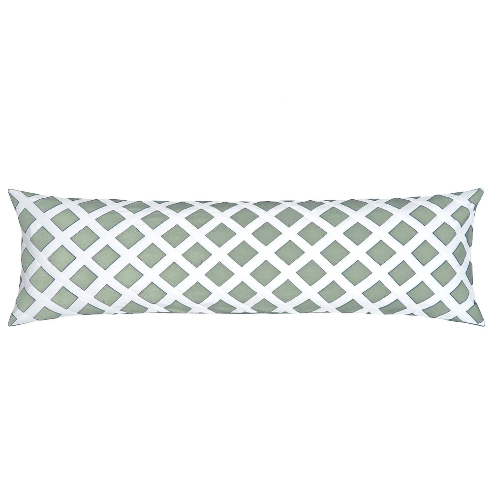 LACHLAN BODY PILLOW SAGE GREEN