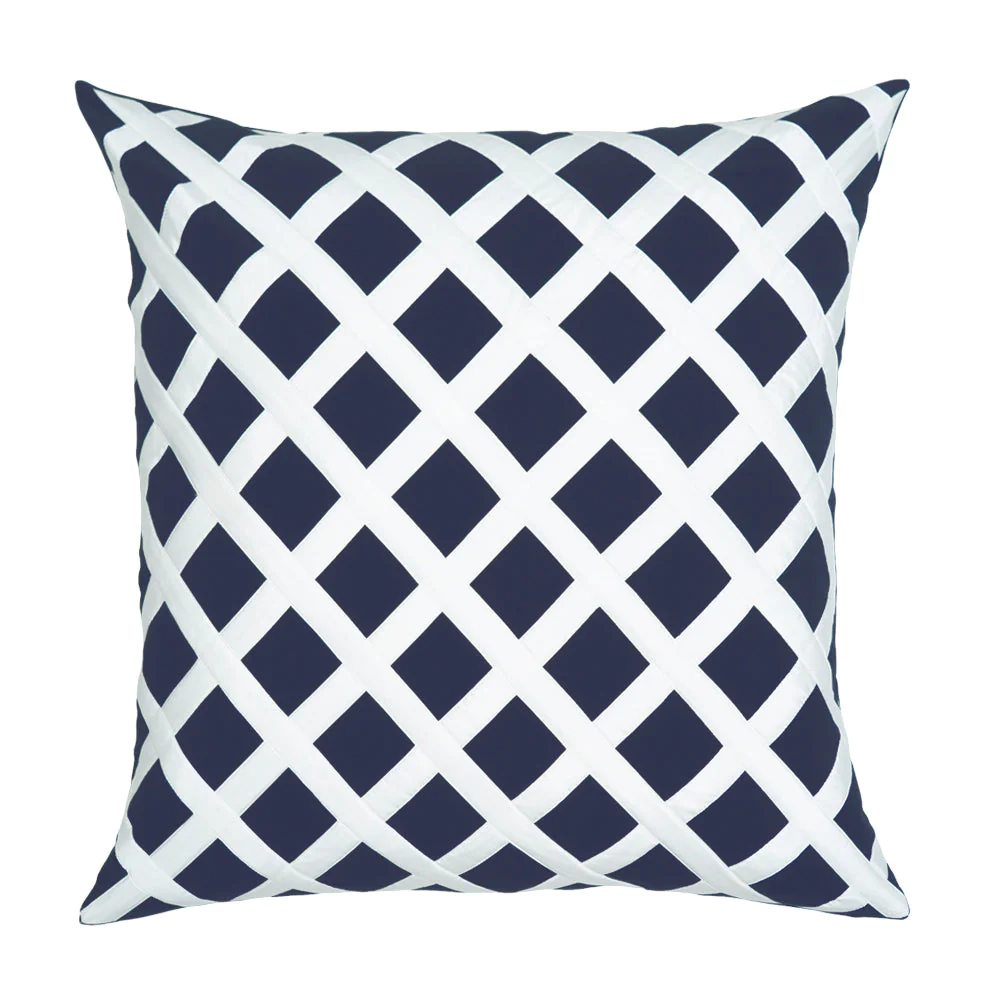 LACHLAN DEC EURO PILLOW INDIGO