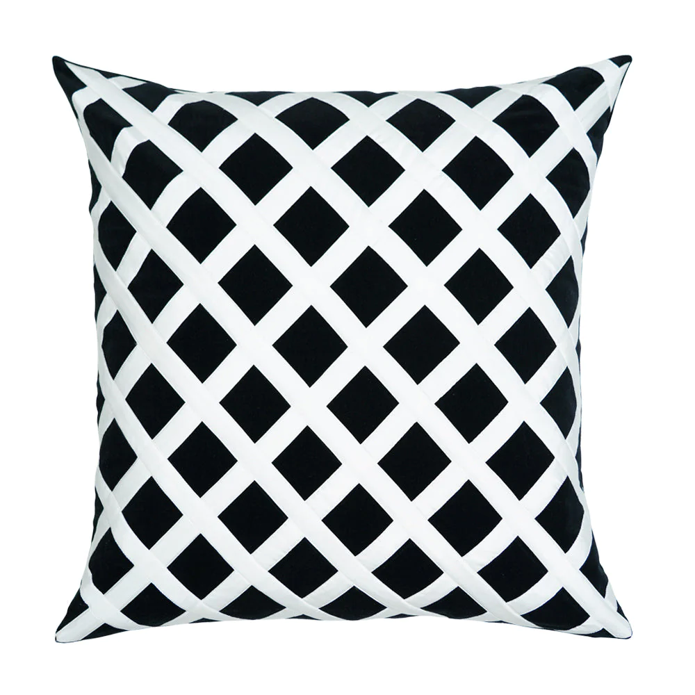 LACHLAN DEC EURO PILLOW BLACK