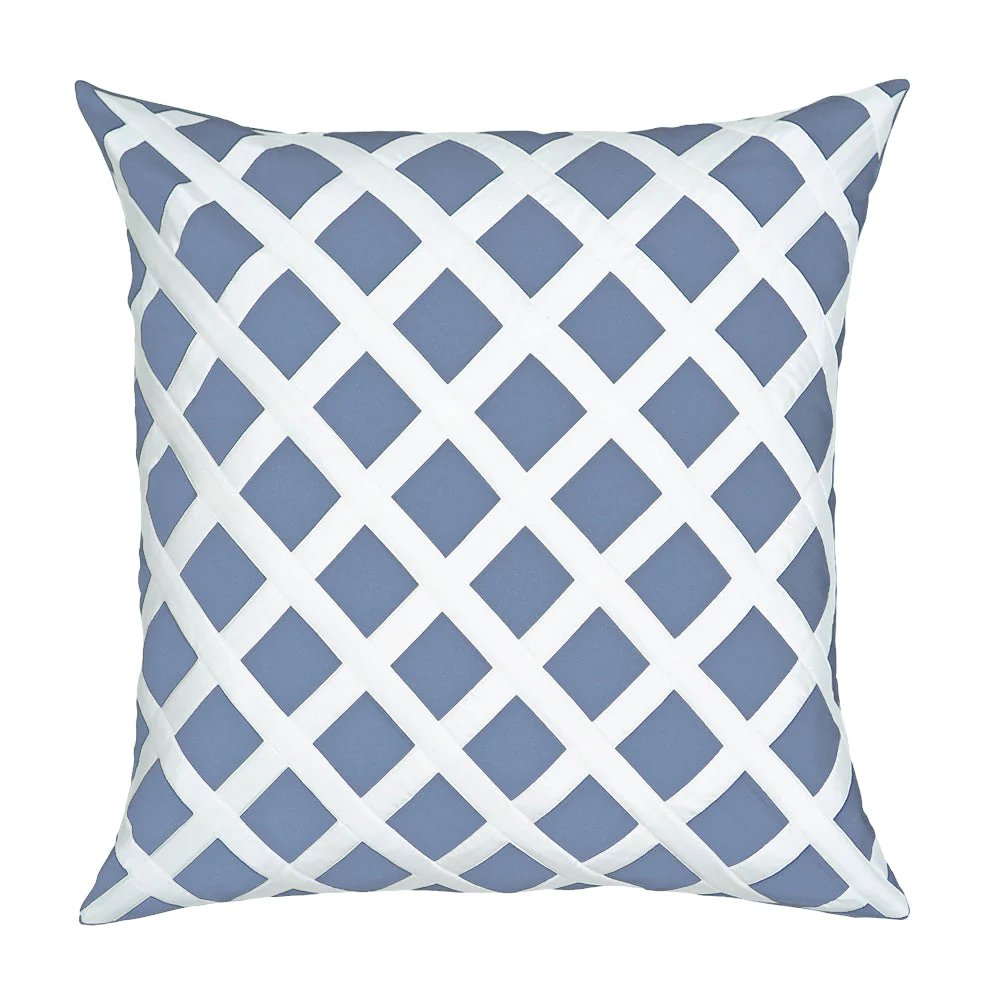 LACHLAN DEC EURO PILLOW OCEAN BLUE