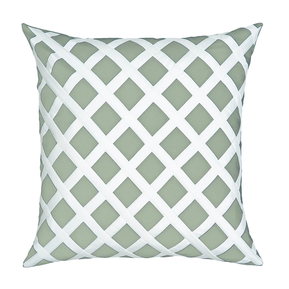 LACHLAN DEC EURO PILLOW SAGE GREEN