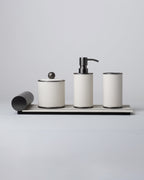 Linen Loom Tissue Box - Brushed Brass