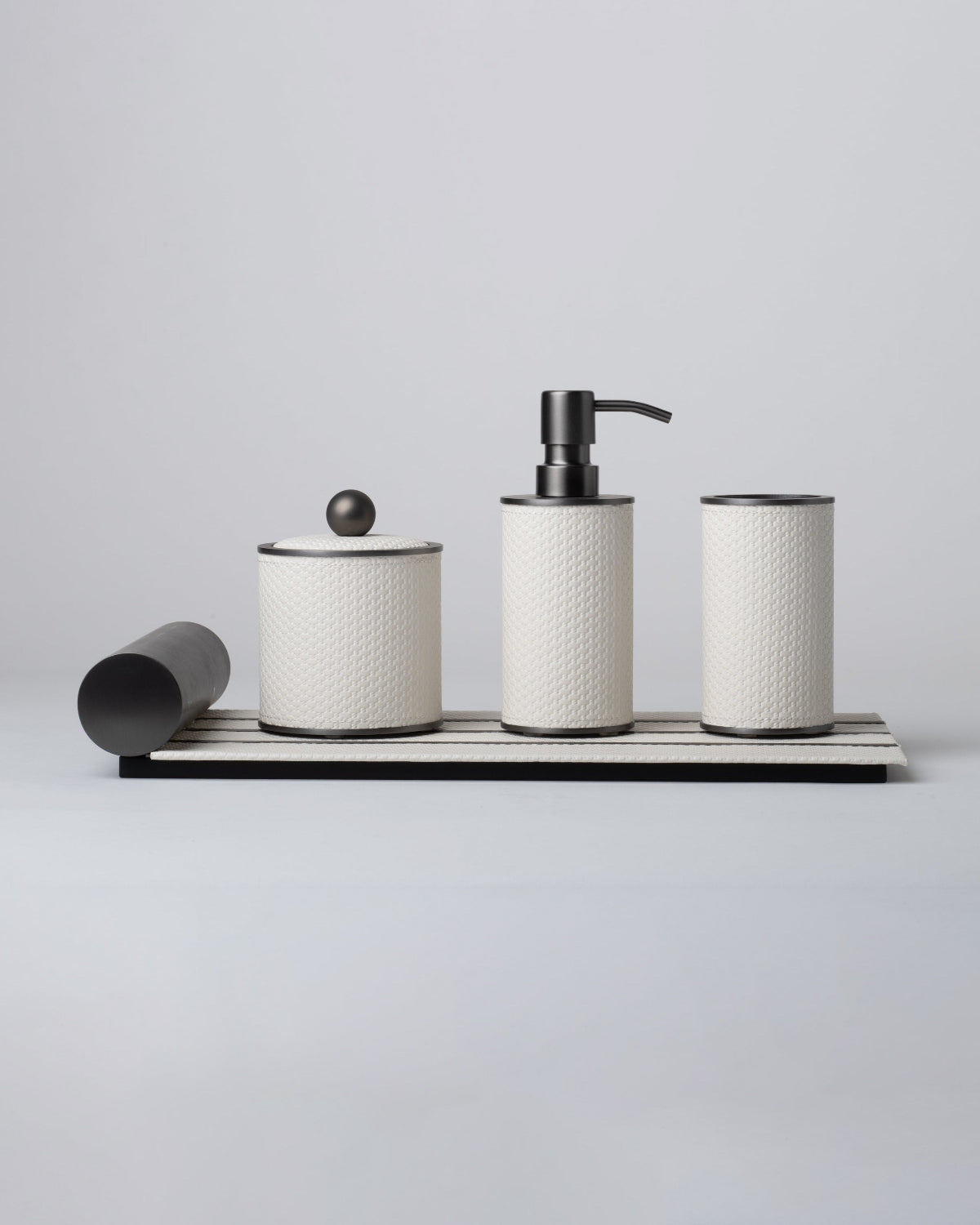 Linen Loom Bin - Brushed Brass