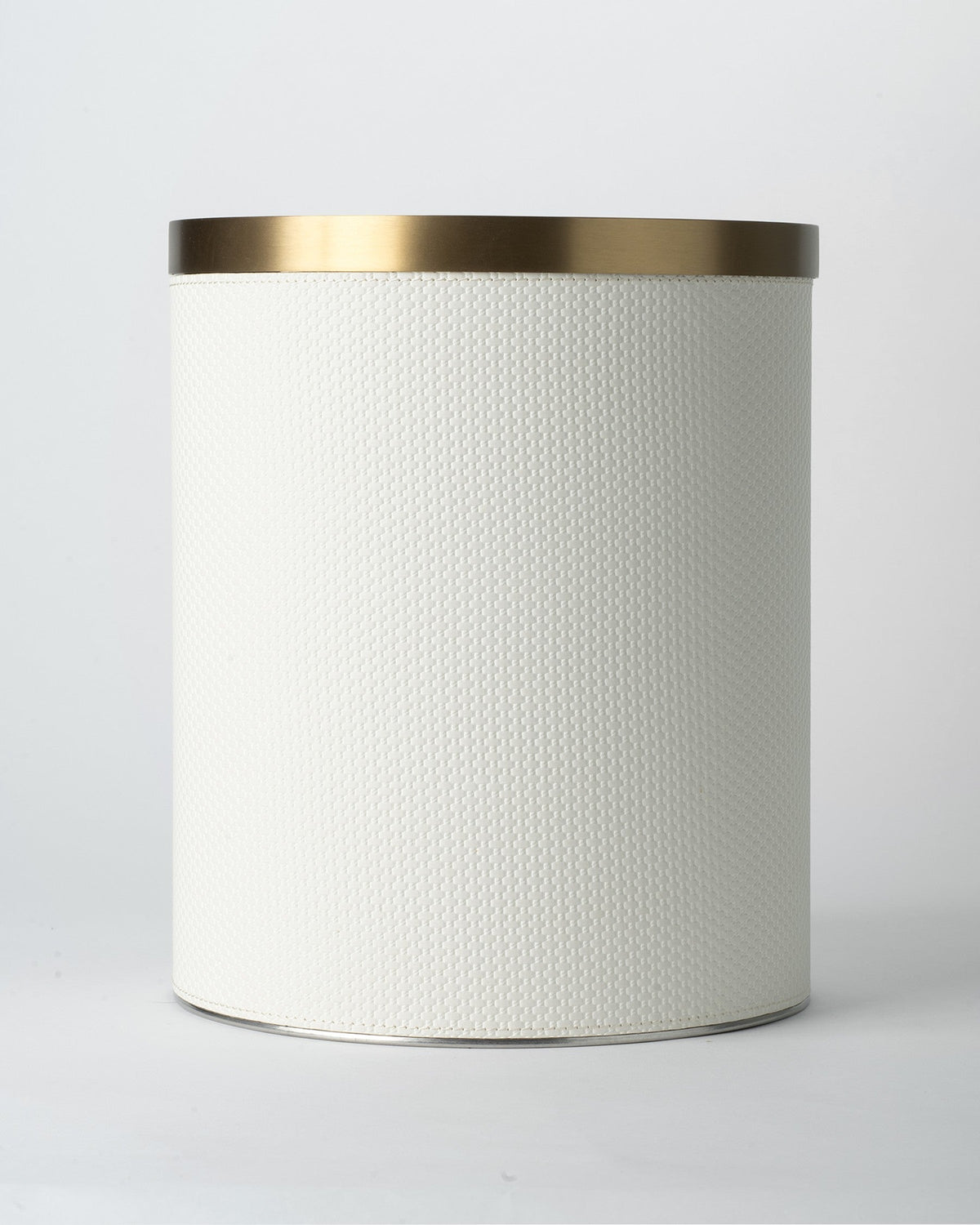 Linen Loom Tissue Box - Brushed Brass