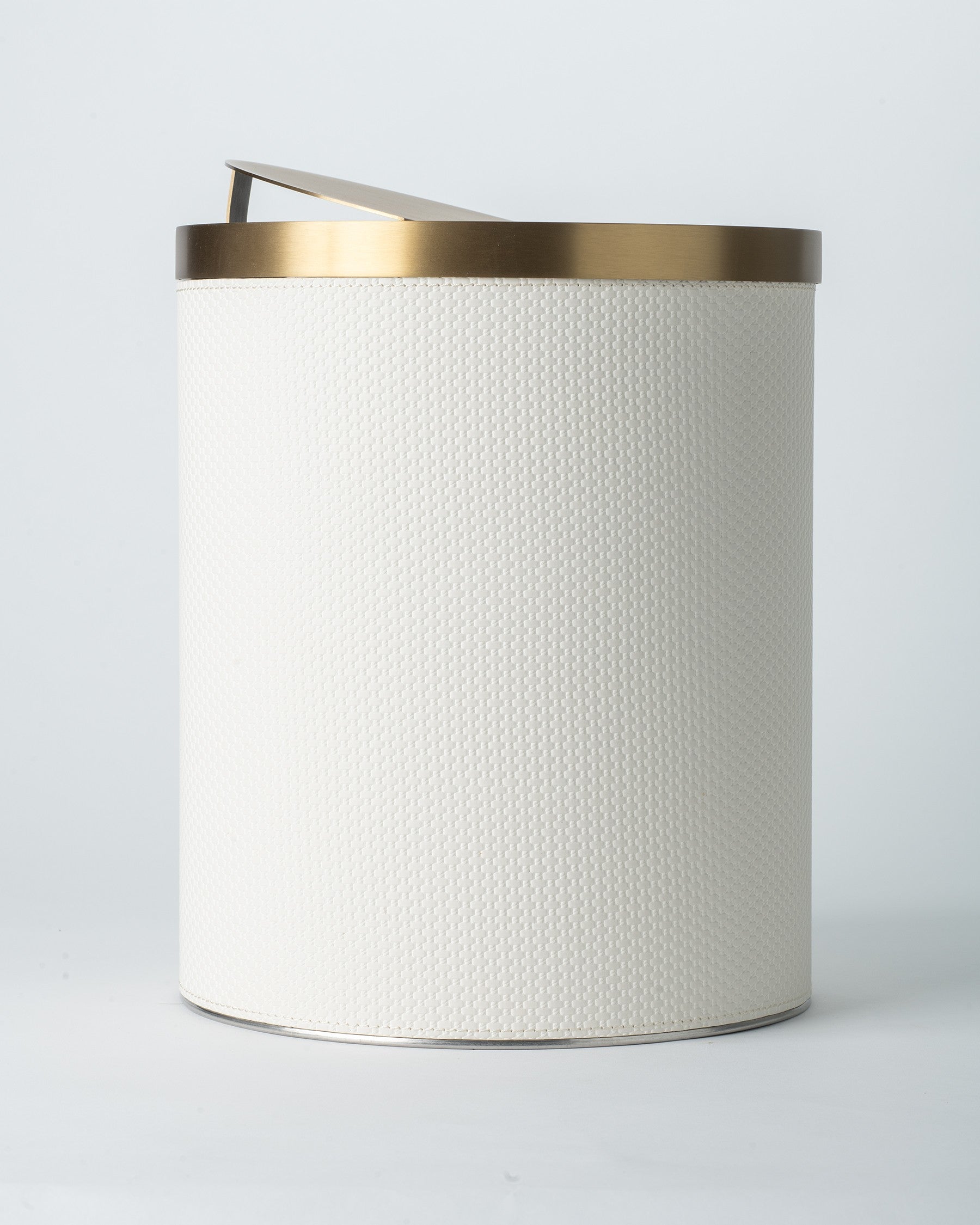 Linen Loom Bin - Brushed Brass