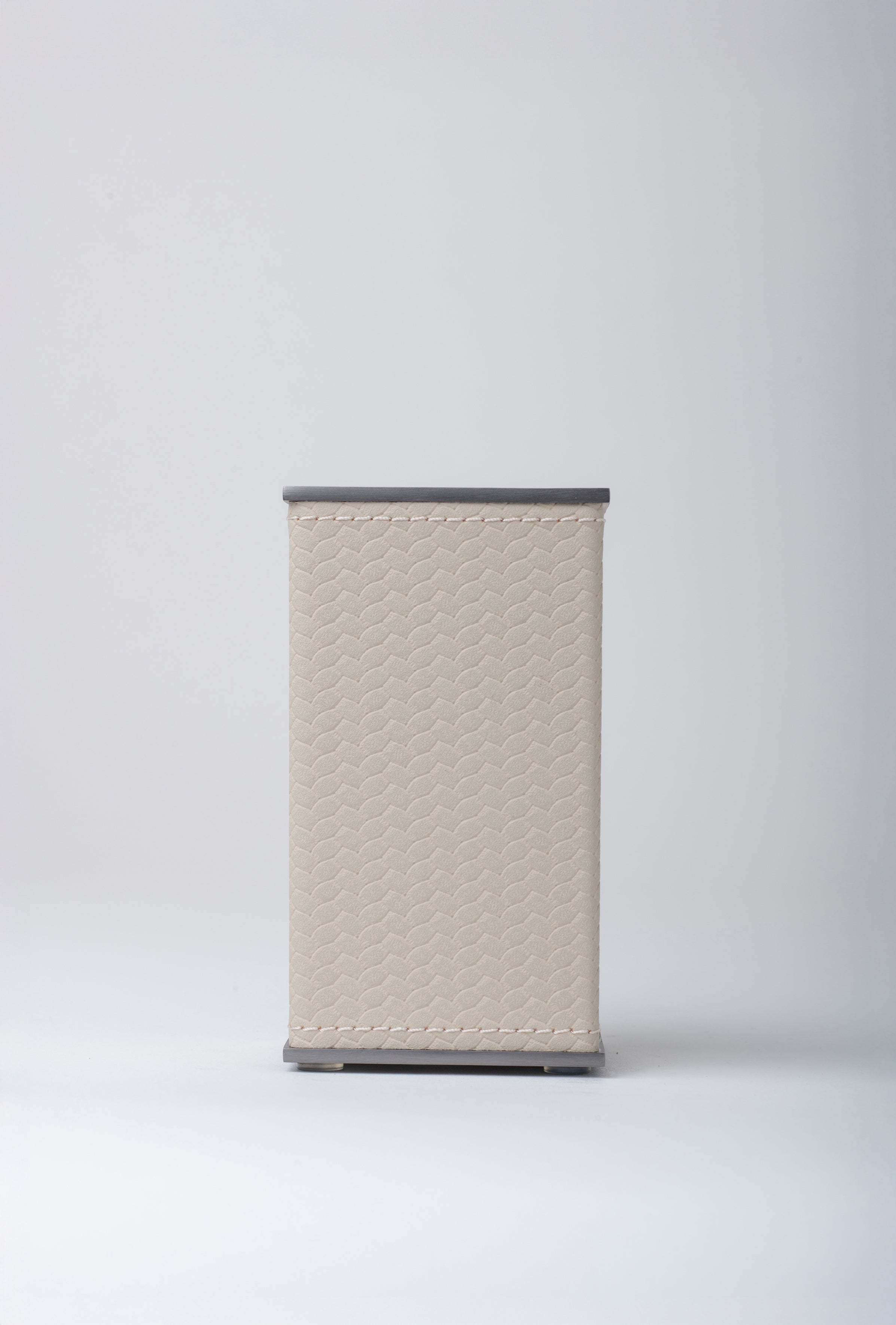 Lumiere Weave Tissue Box - Brushed Brass