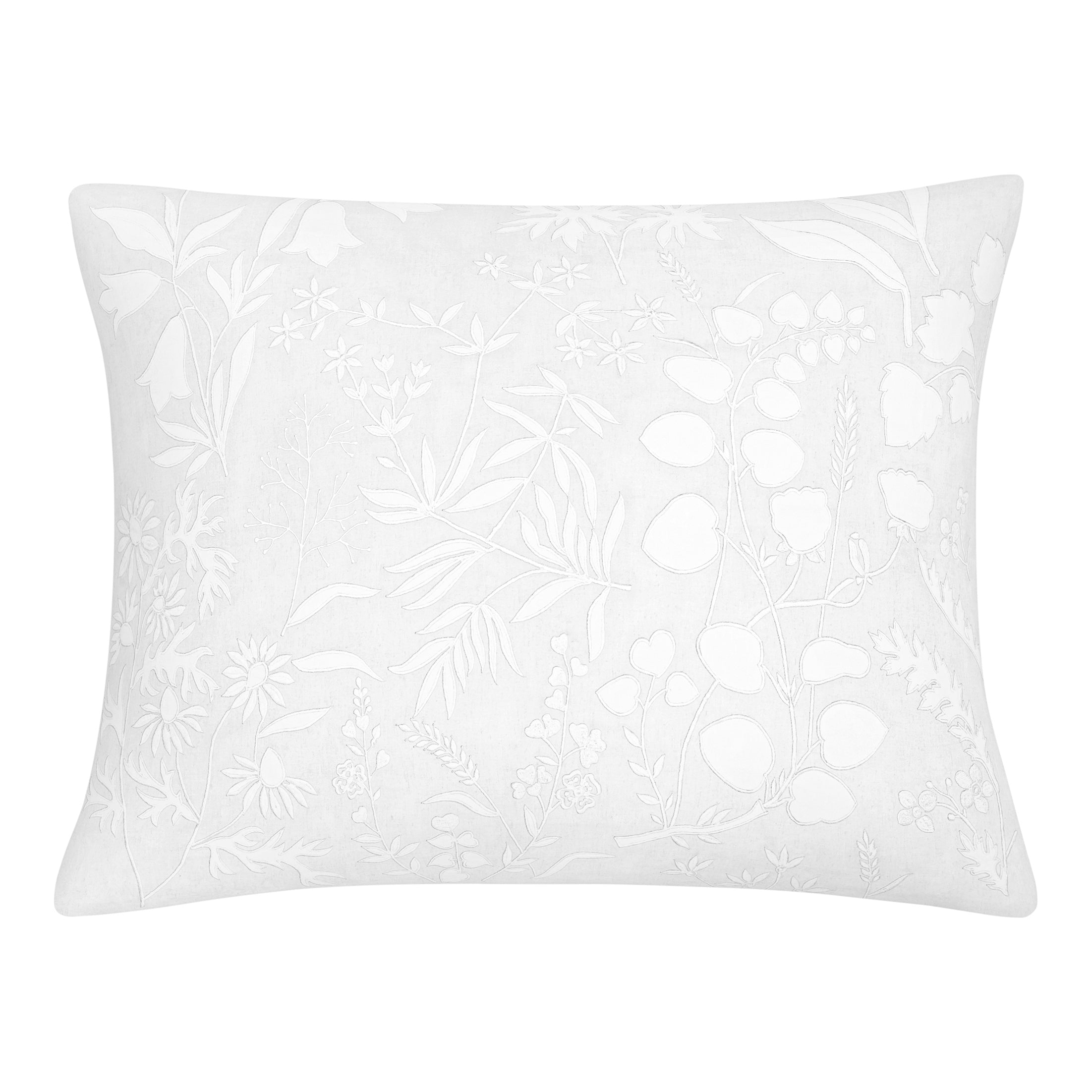 MEADOW DUTCH EURO SHAM WHITE W/ WHITE