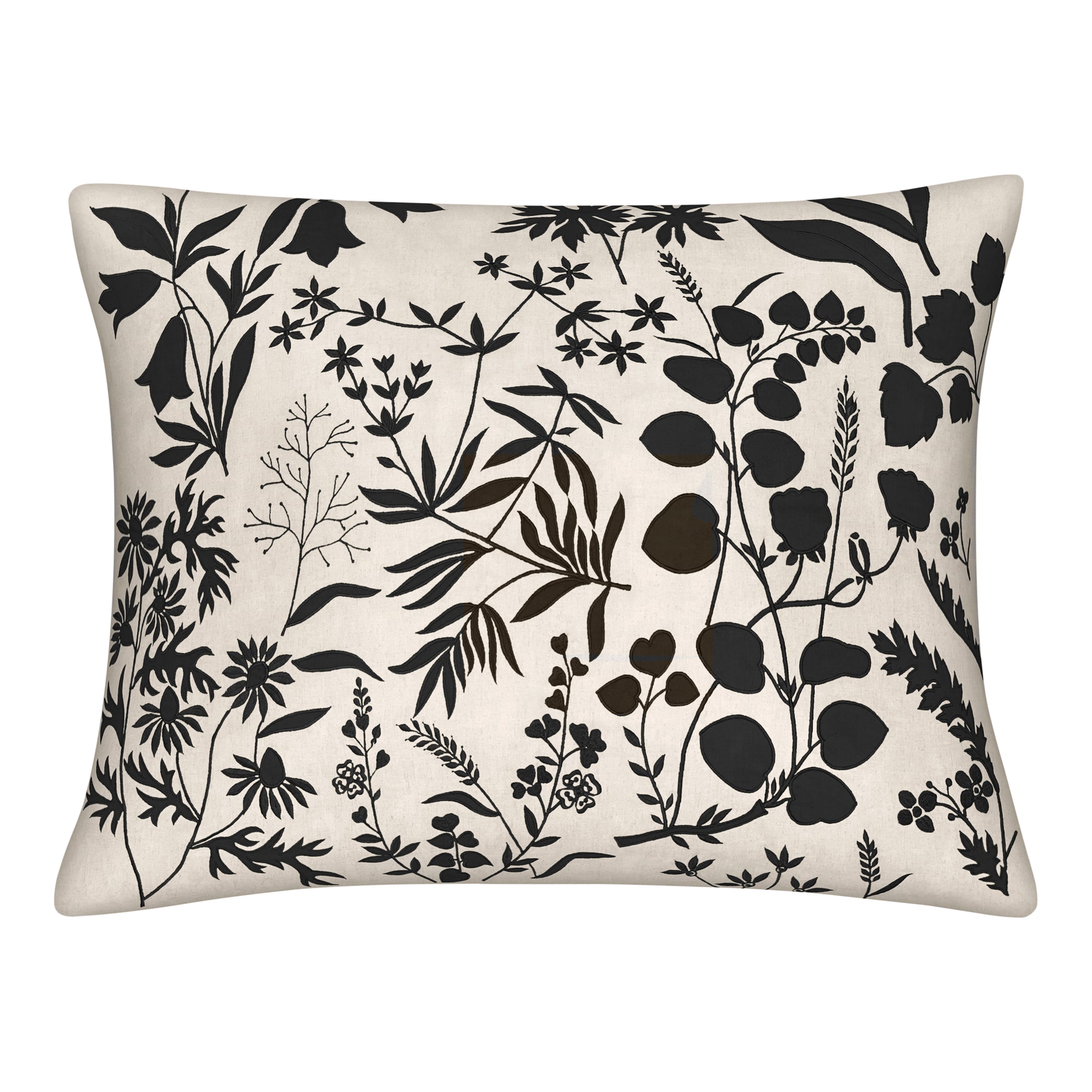MEADOW DUTCH EURO SHAM NATURAL W/ NATURAL W/ BLACK