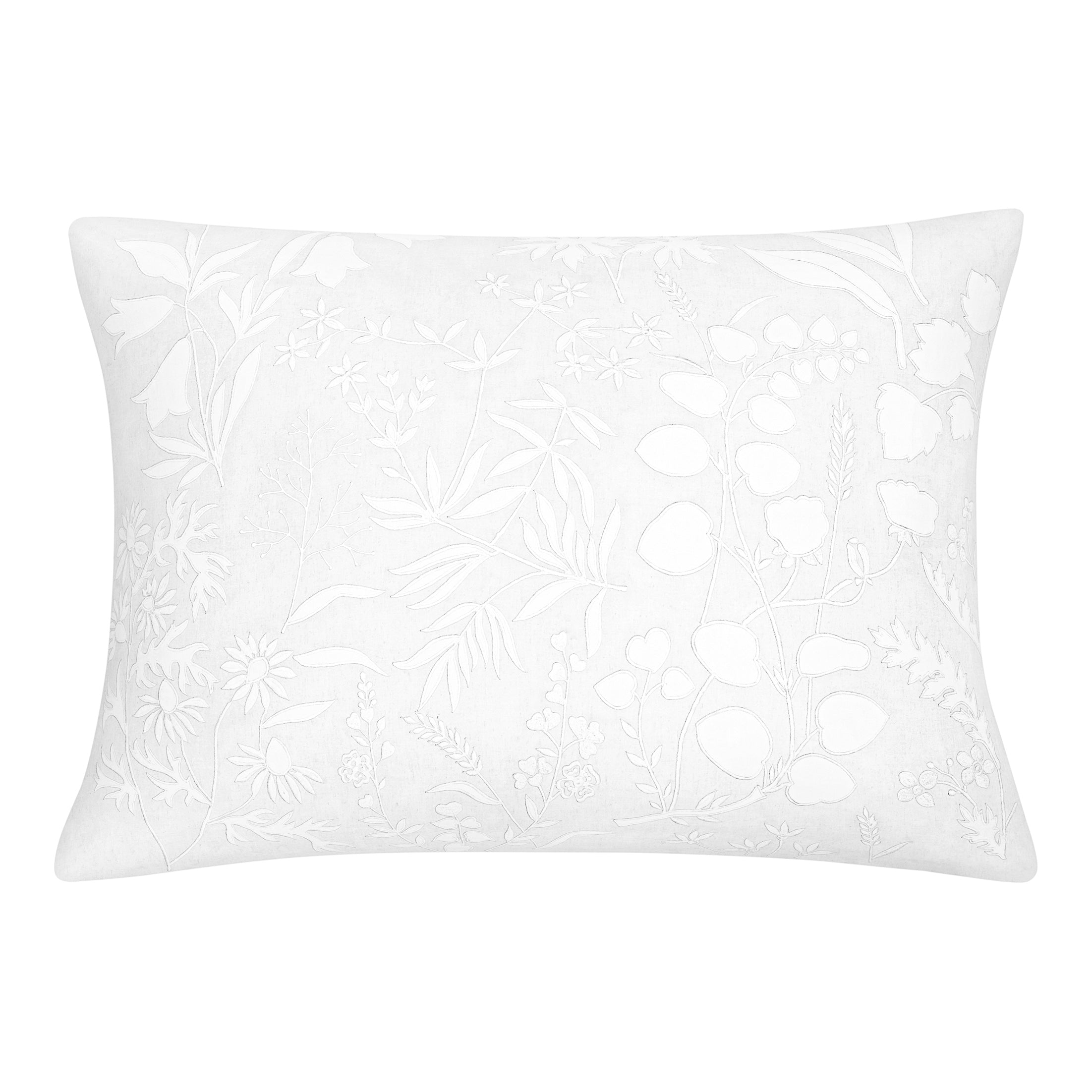MEADOW KING SHAM WHITE W/ WHITE