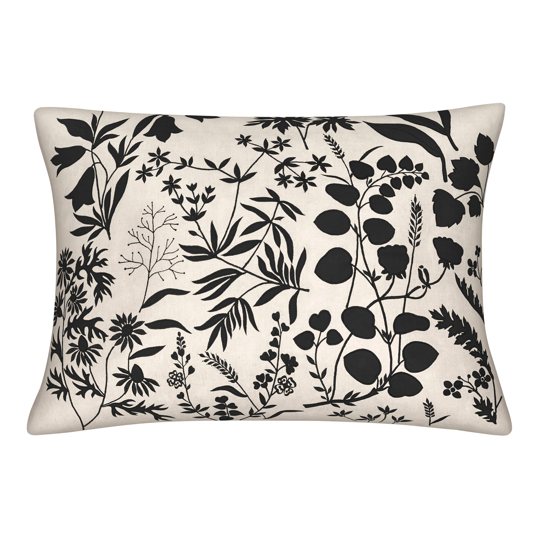 MEADOW KING SHAM NATURAL W/ BLACK