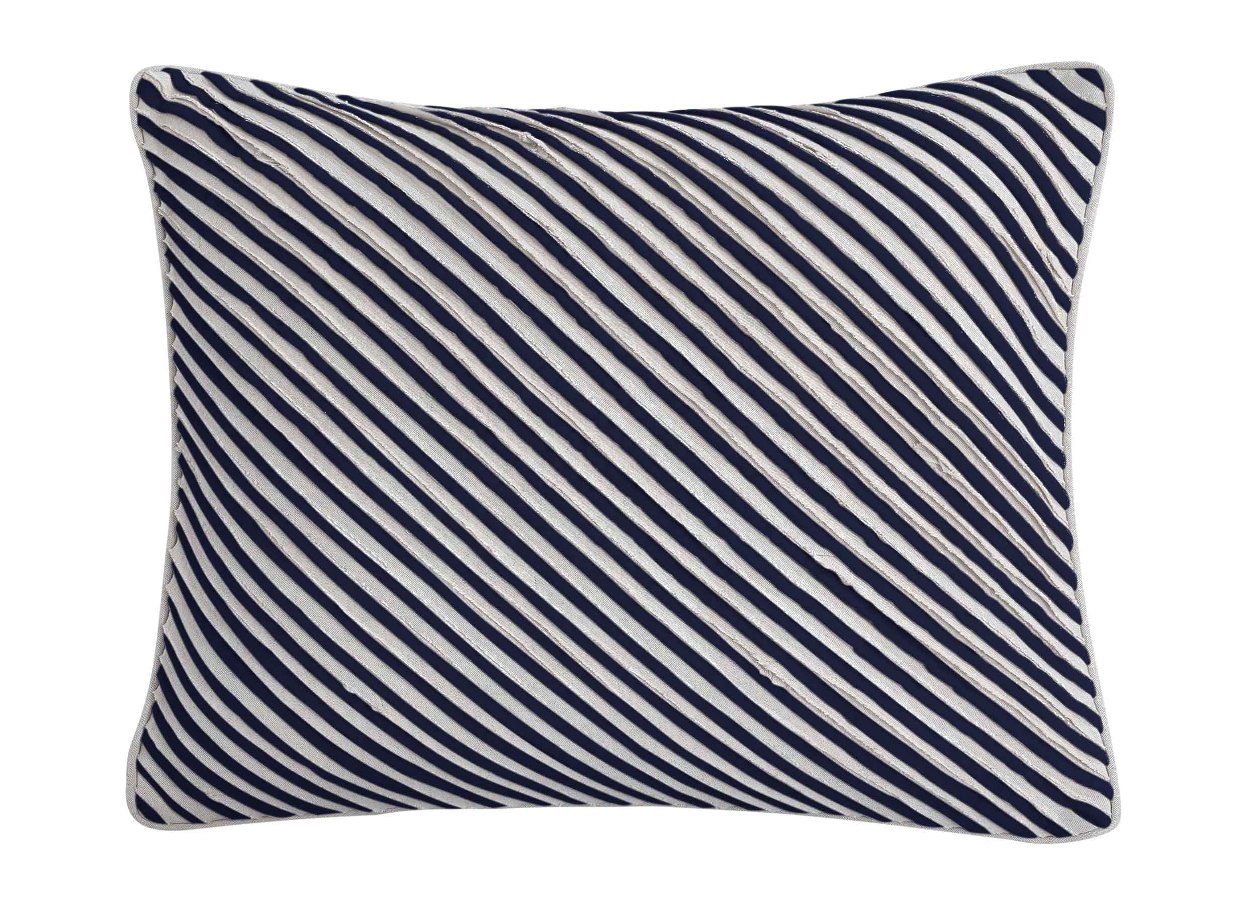 MICAH DUTCH EURO SHAM INDIGO & NATURAL