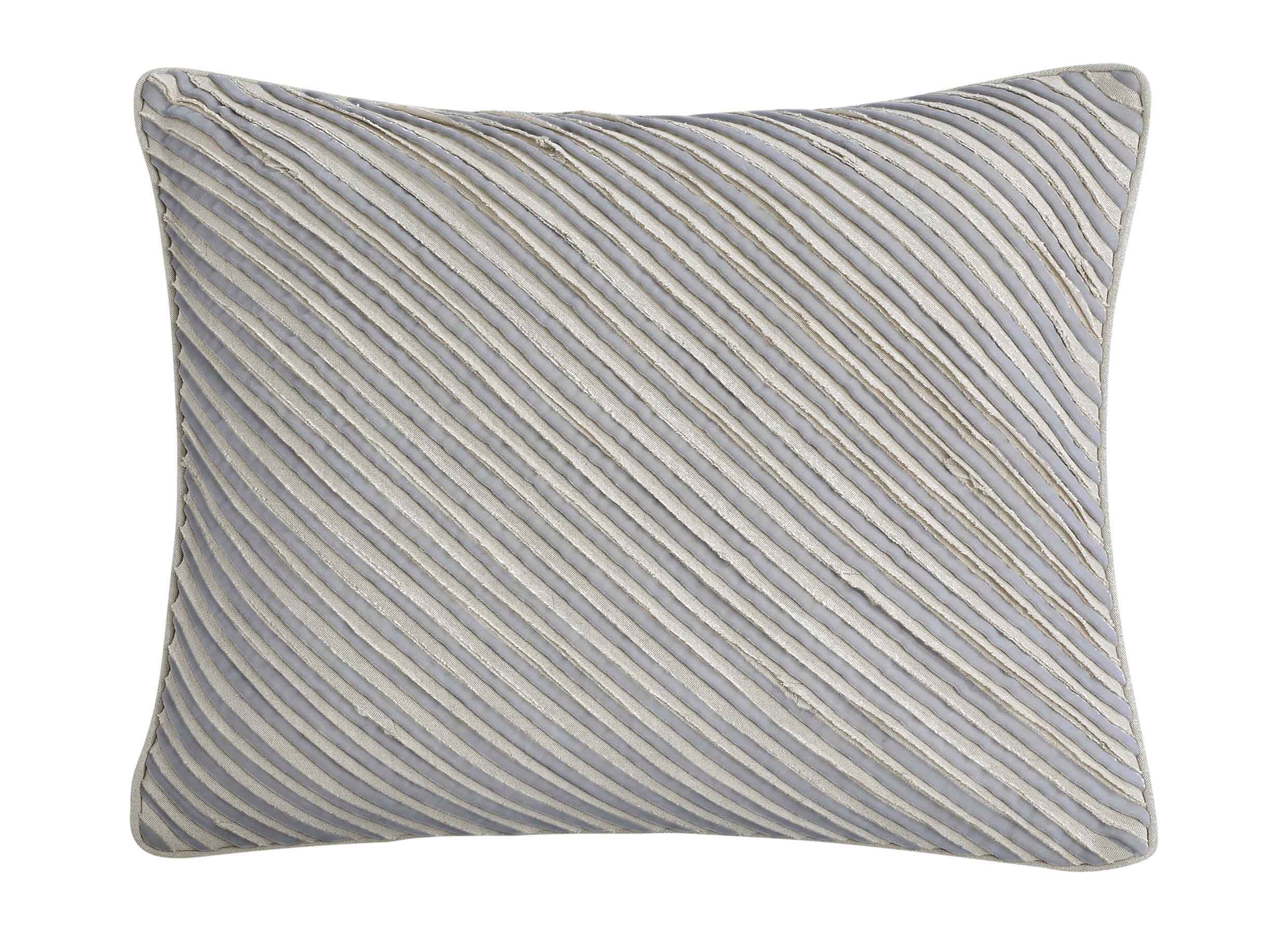MICAH DUTCH EURO SHAM GREY & NATURAL