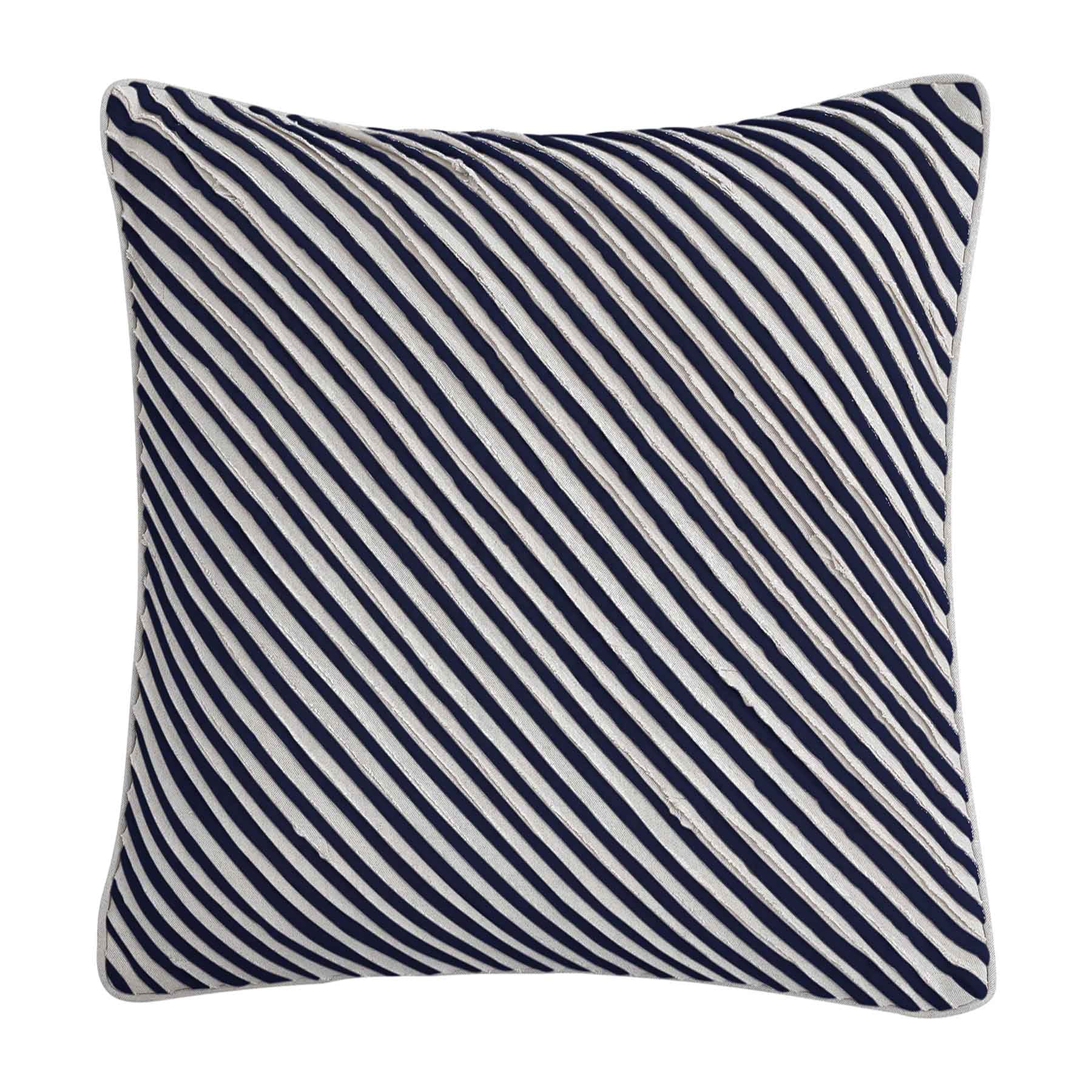 MICAH EURO SHAM INDIGO & NATURAL