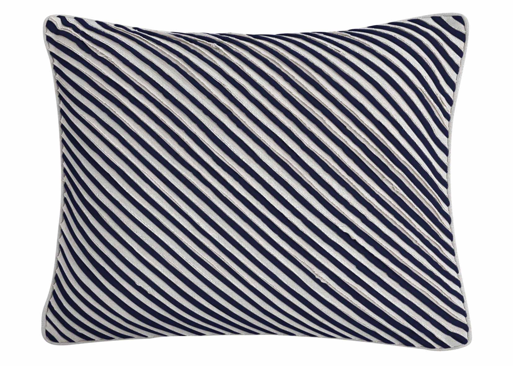 MICAH KING SHAM INDIGO & NATURAL