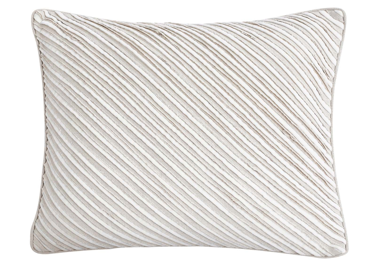 MICAH STANDARD SHAM CREAM & NATURAL