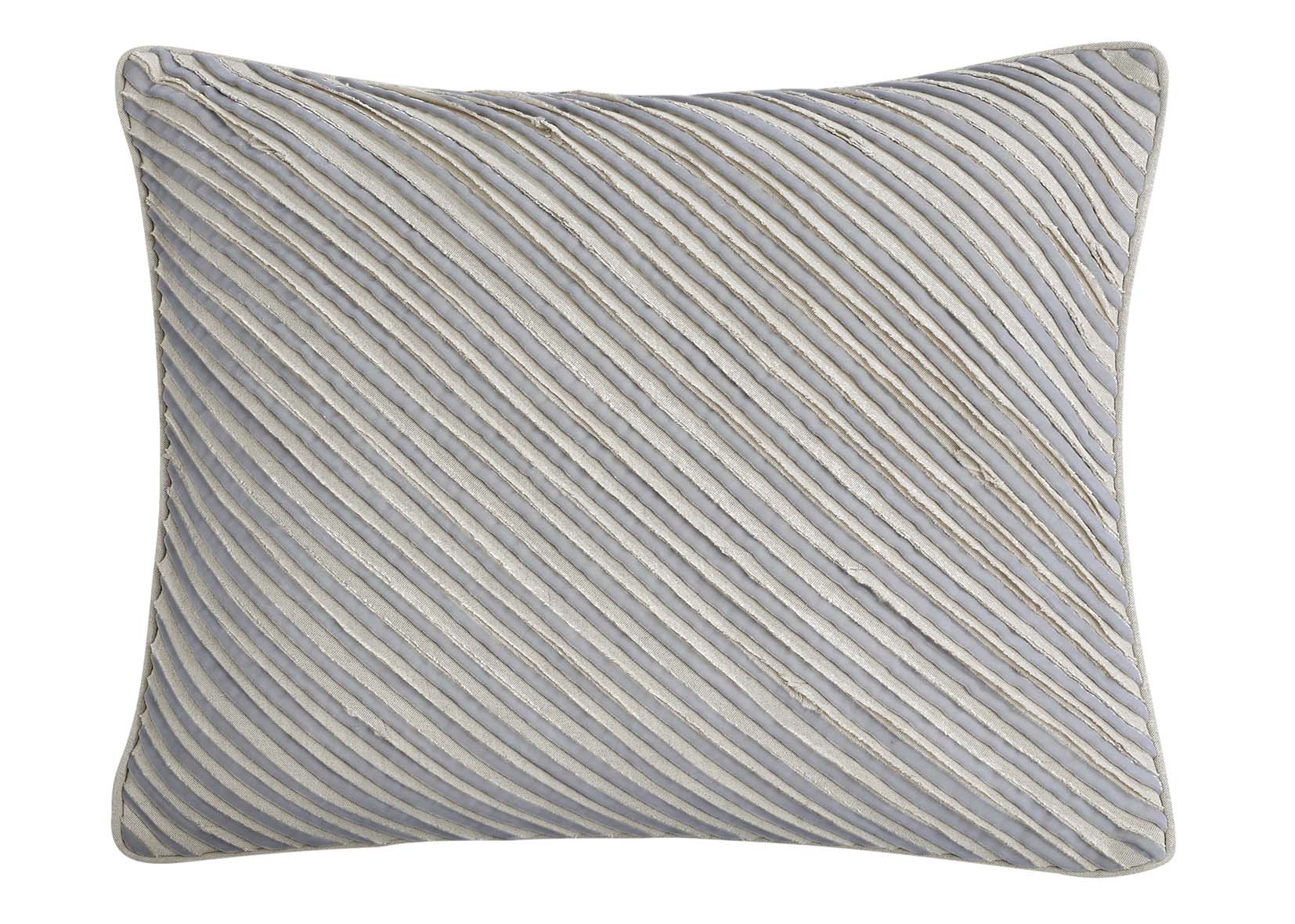 MICAH STANDARD SHAM BLACK & NATURAL